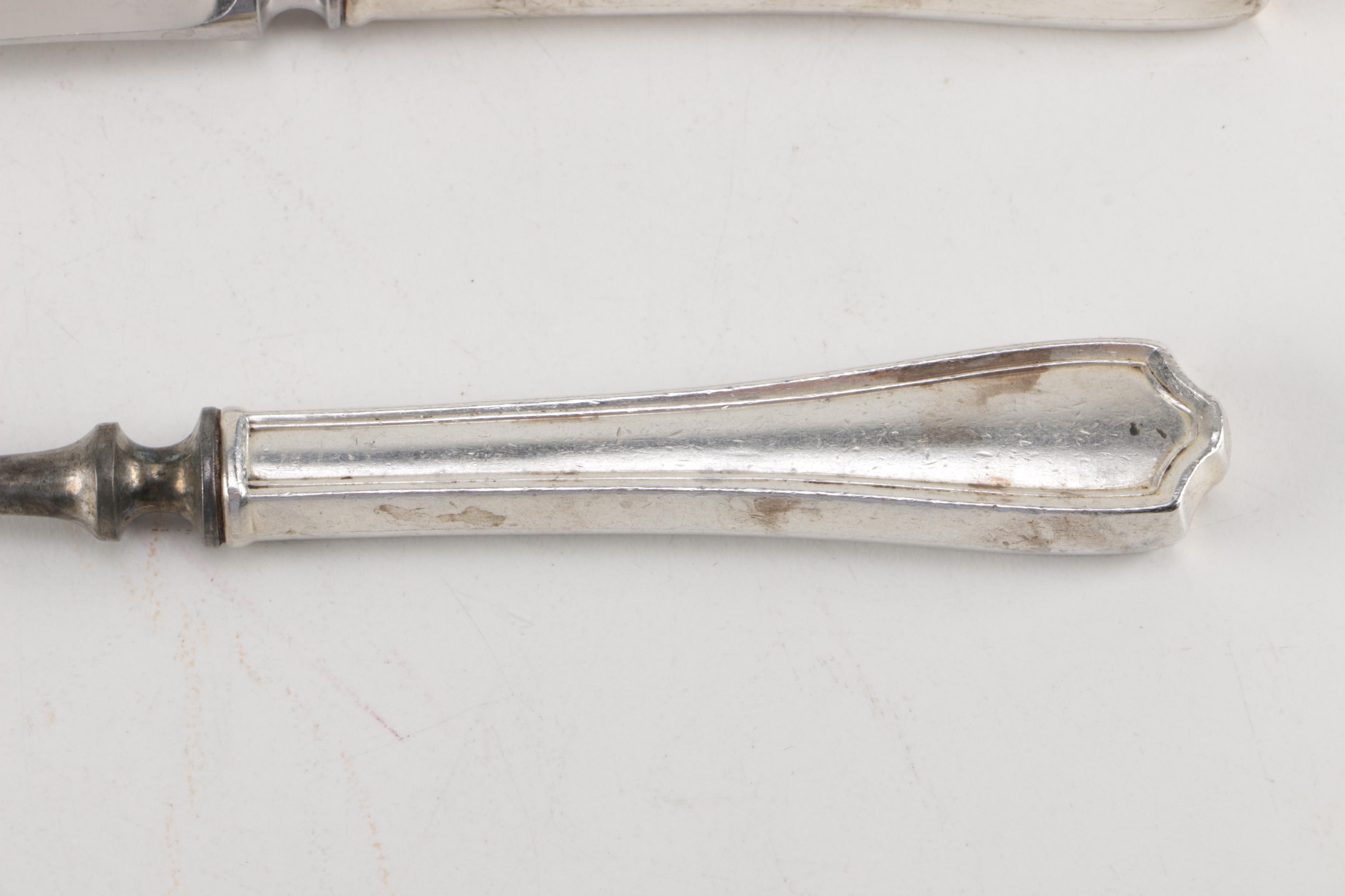 Alvin "Maryland" Sterling Silver Handled Carving Set