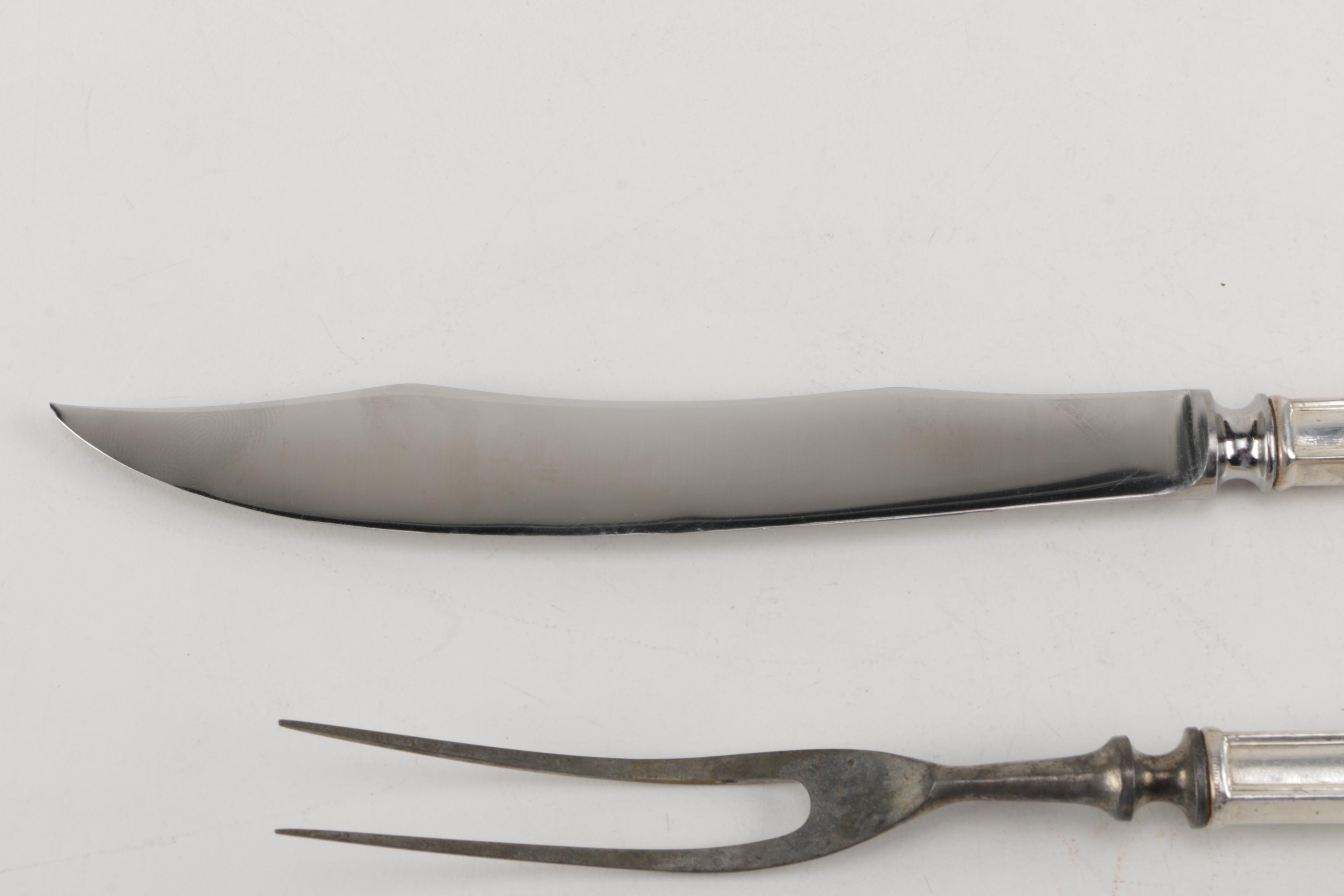 Alvin "Maryland" Sterling Silver Handled Carving Set