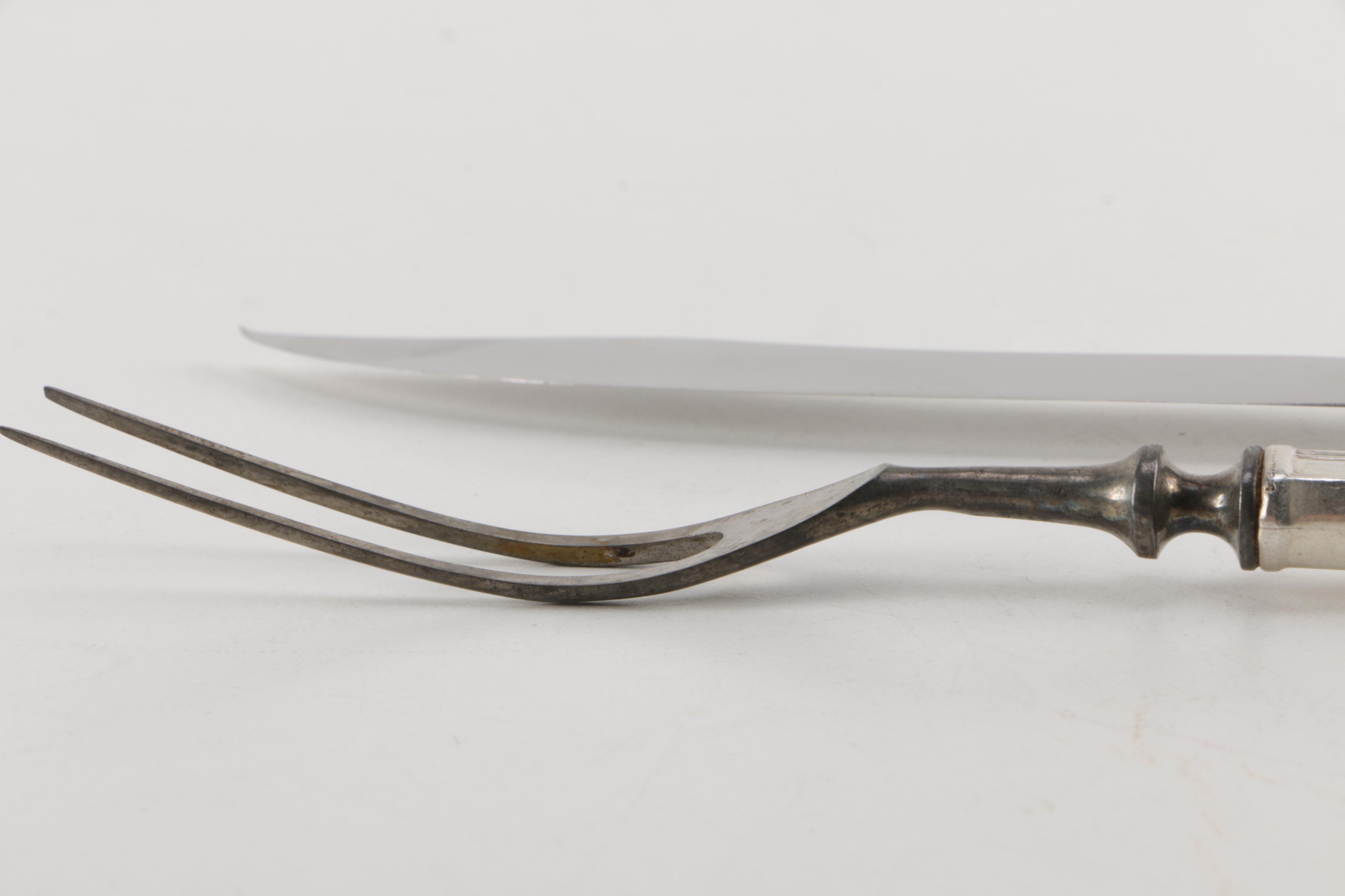 Alvin "Maryland" Sterling Silver Handled Carving Set