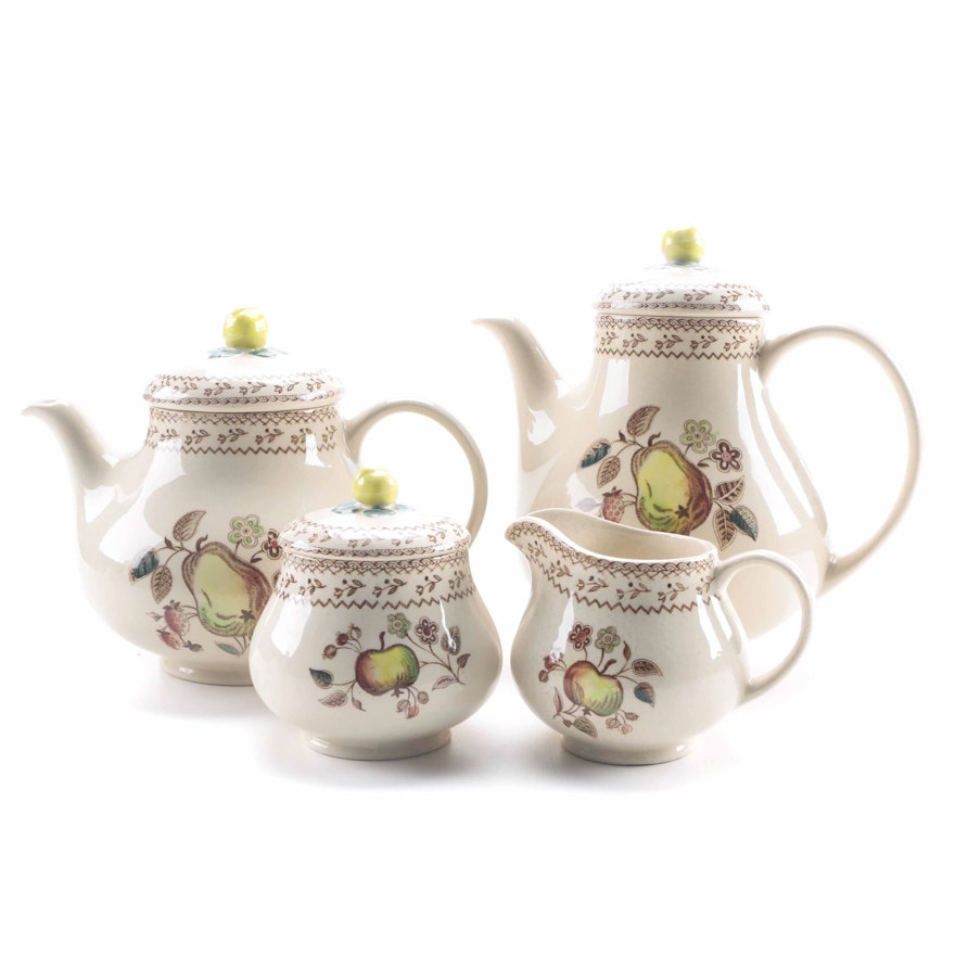 Johnson Bros. "Fruit Sampler" Tea and Coffee Set