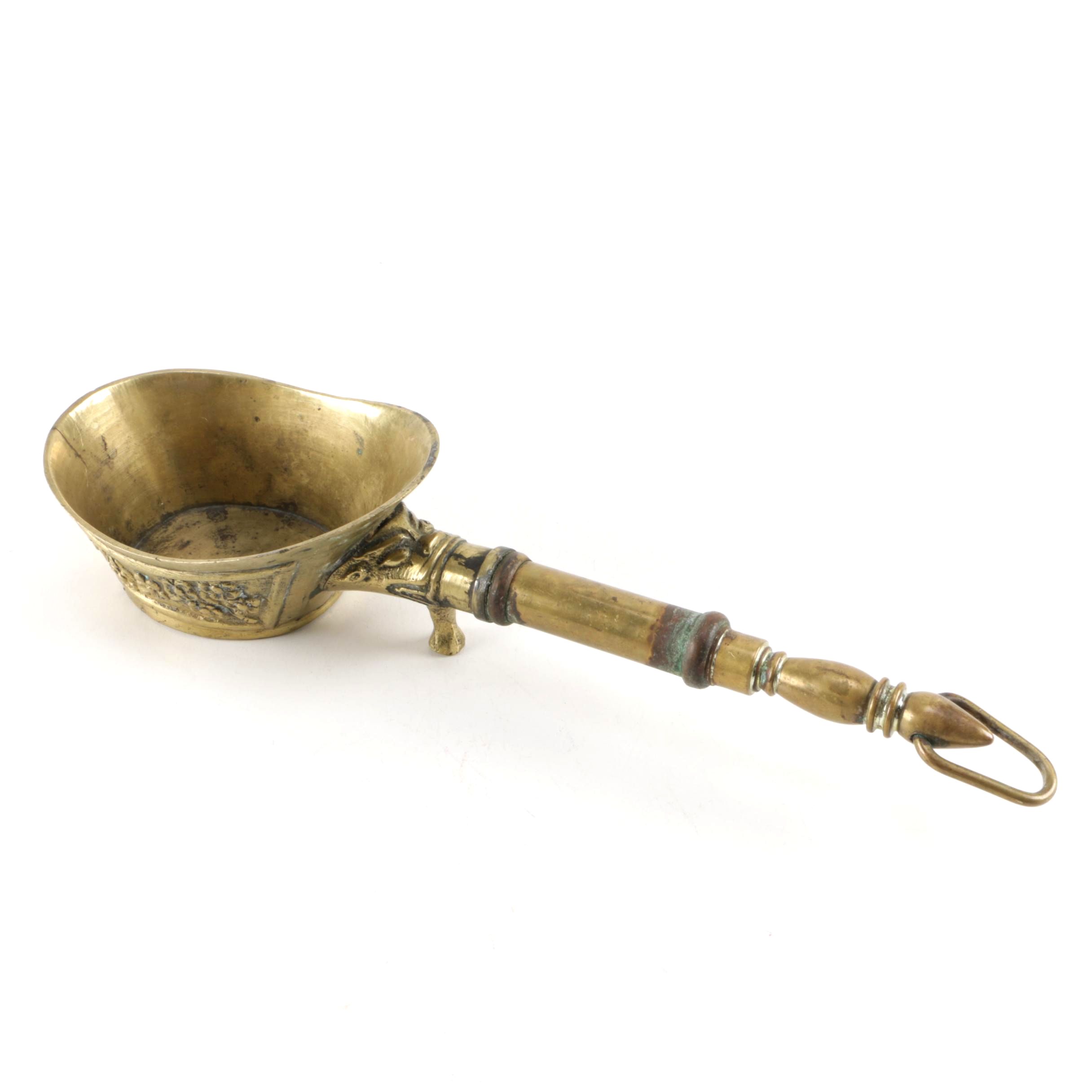 Chinese Brass Silk Iron