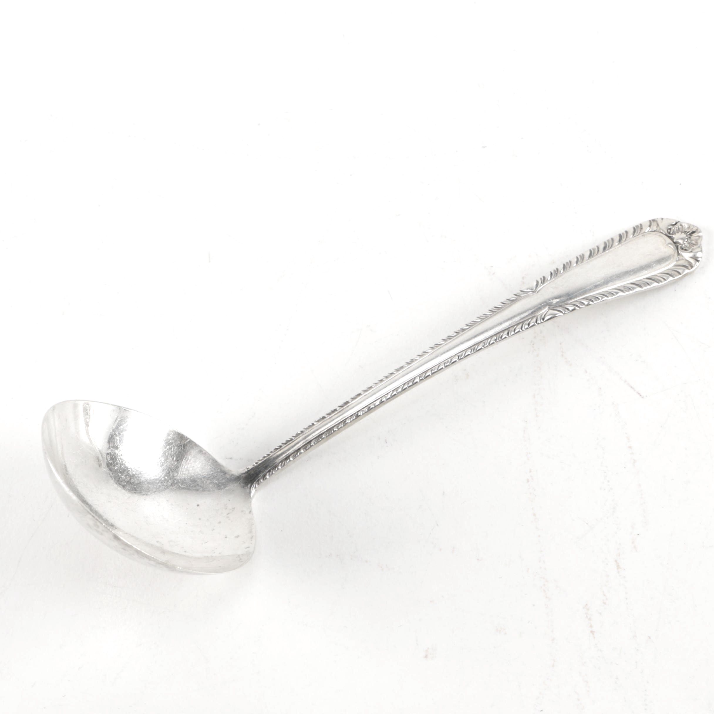 International Silver Co. "Gadroon" Sterling Silver Condiment Ladle