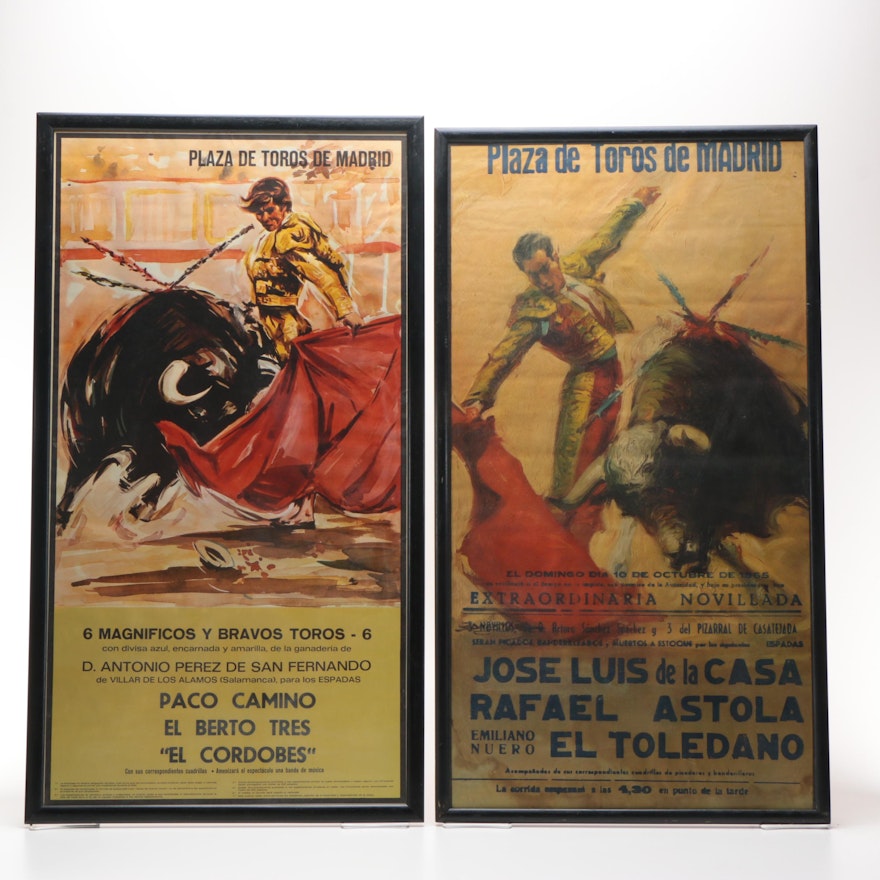 Vintage Spanish Bullfighting Posters