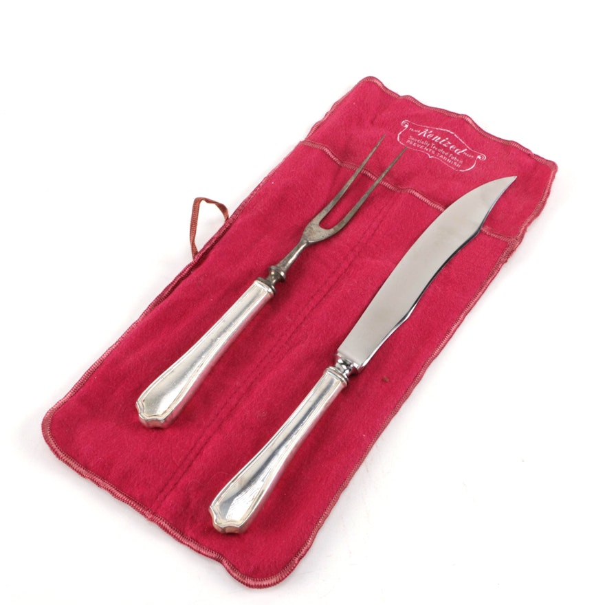 Alvin "Maryland" Sterling Silver Handled Carving Set