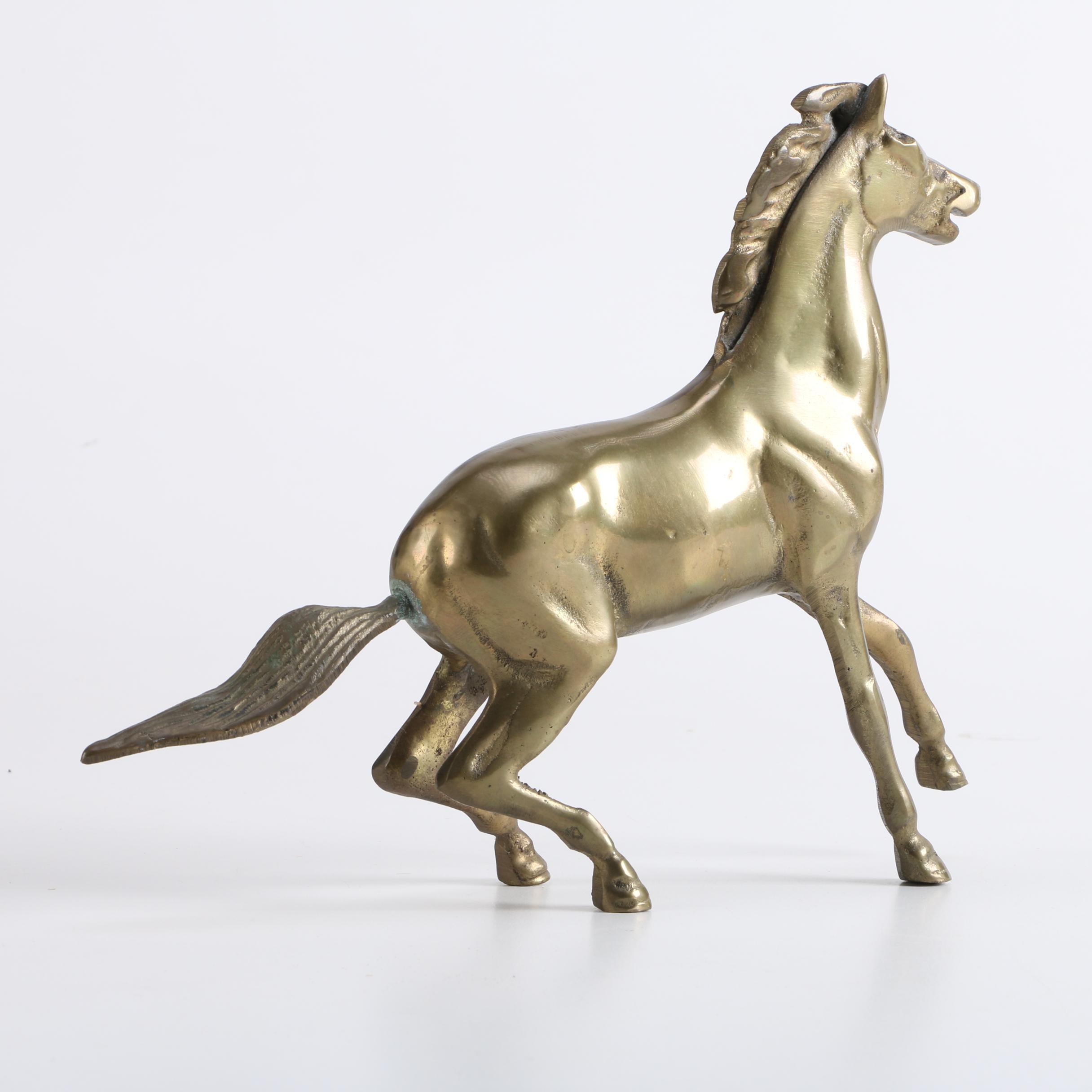 Brass Horse Figurine
