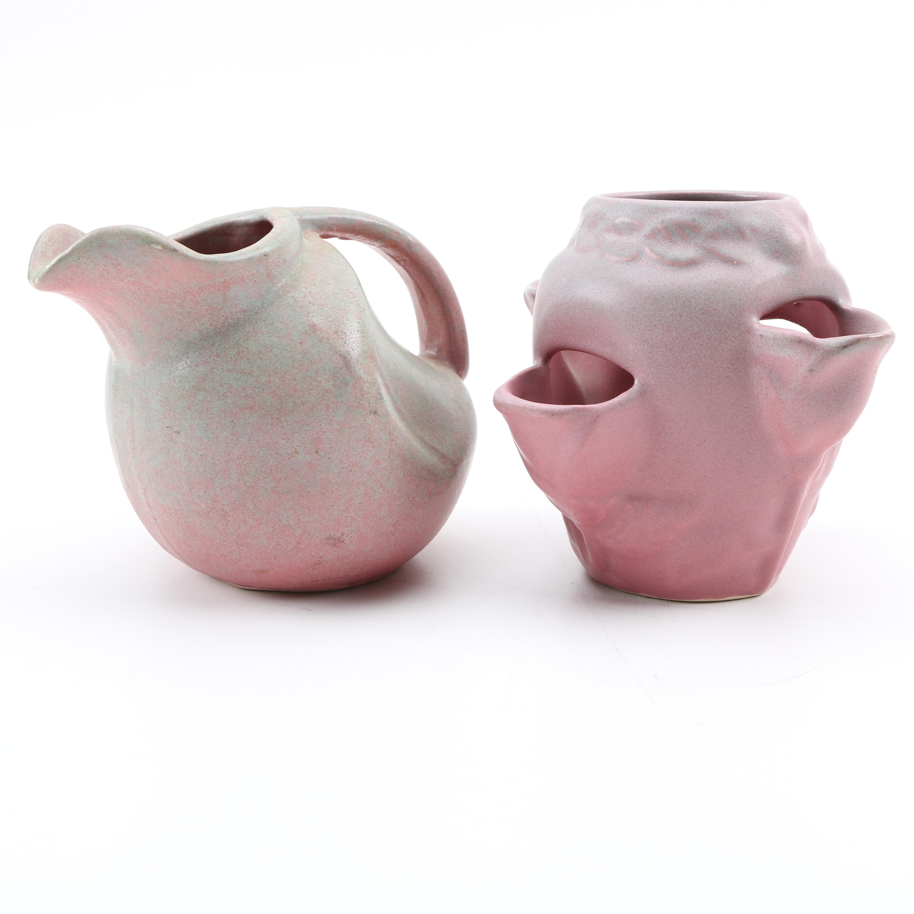 Niloak "Ozark Dawn" Jug and Strawberry Pot
