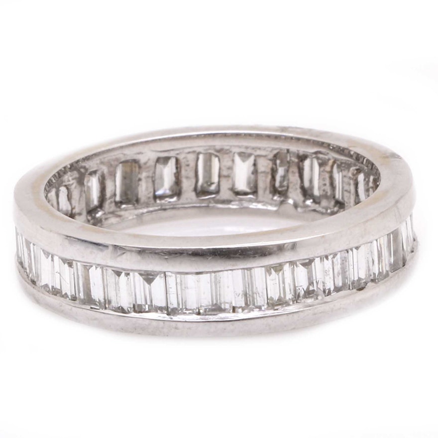 18K White Gold 2.04 CTW Diamond Eternity Band