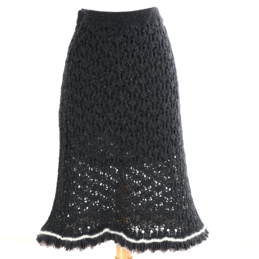 Chanel Identification Knit Skirt