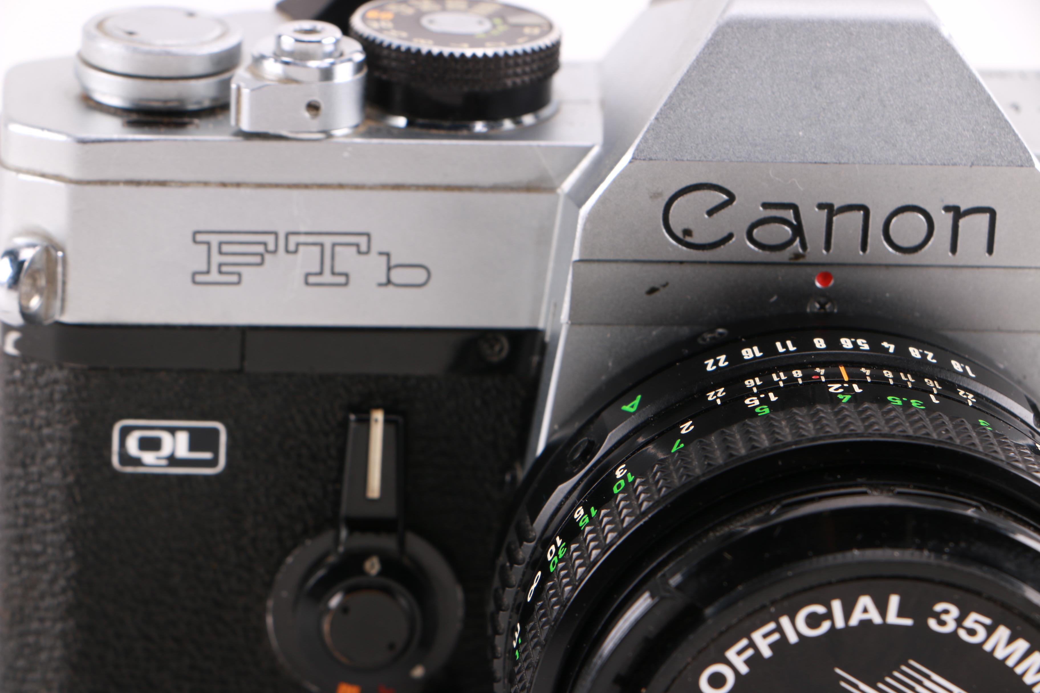 Canon FTb 35mm Camera and FD 28mm Lens