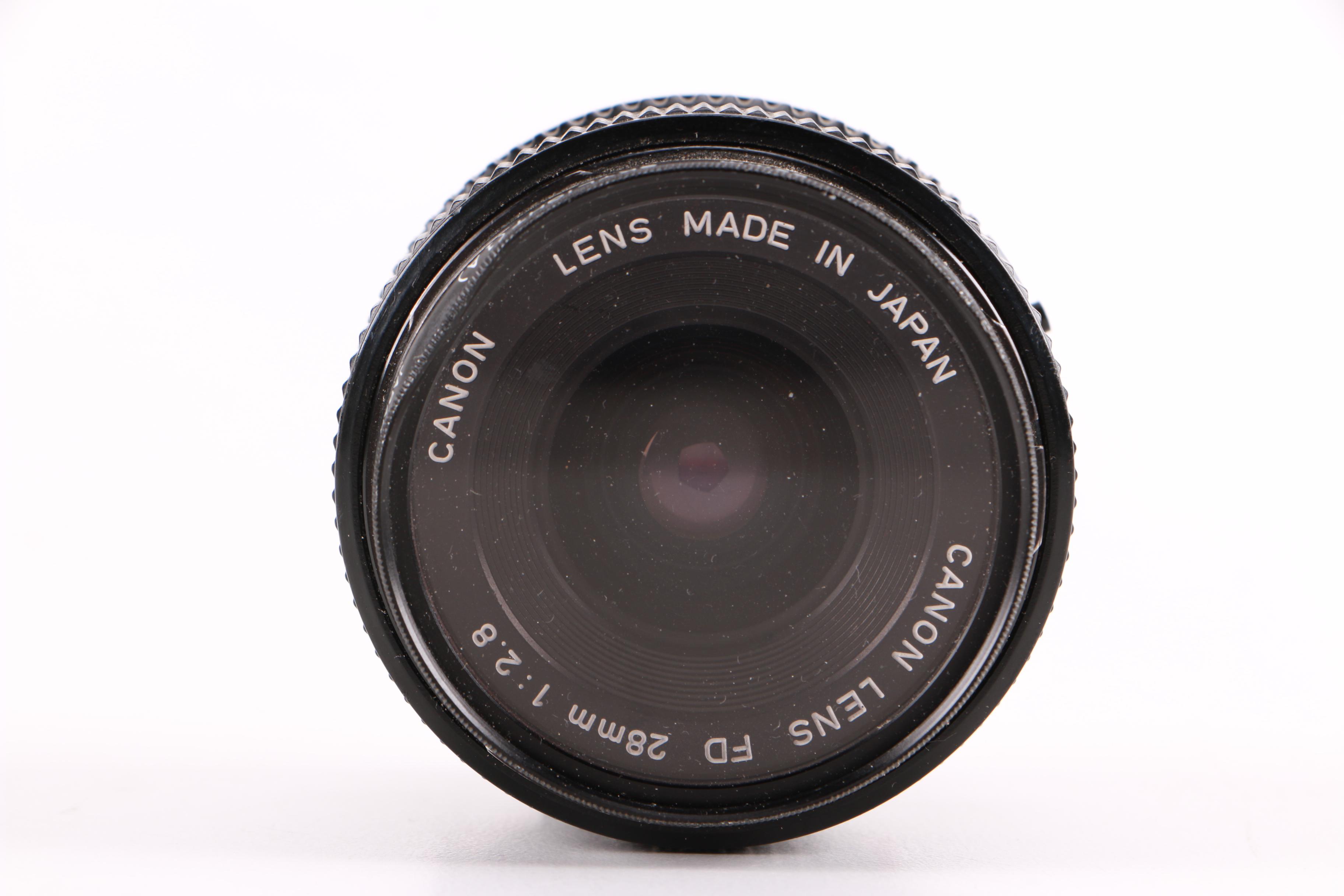 Canon FTb 35mm Camera and FD 28mm Lens