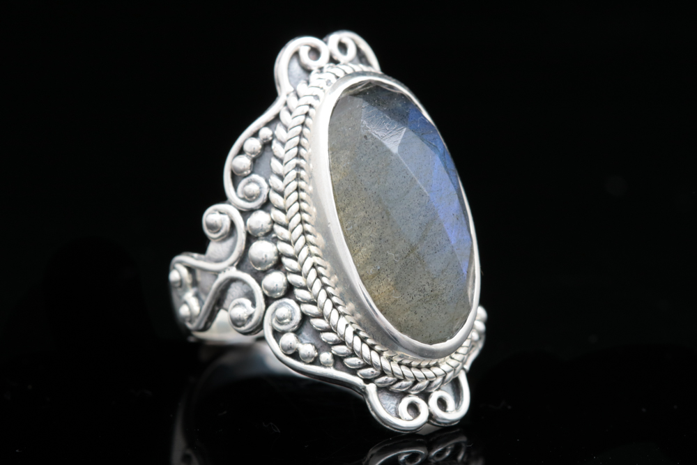 Robert Manse Sterling Silver and Labradorite Ring