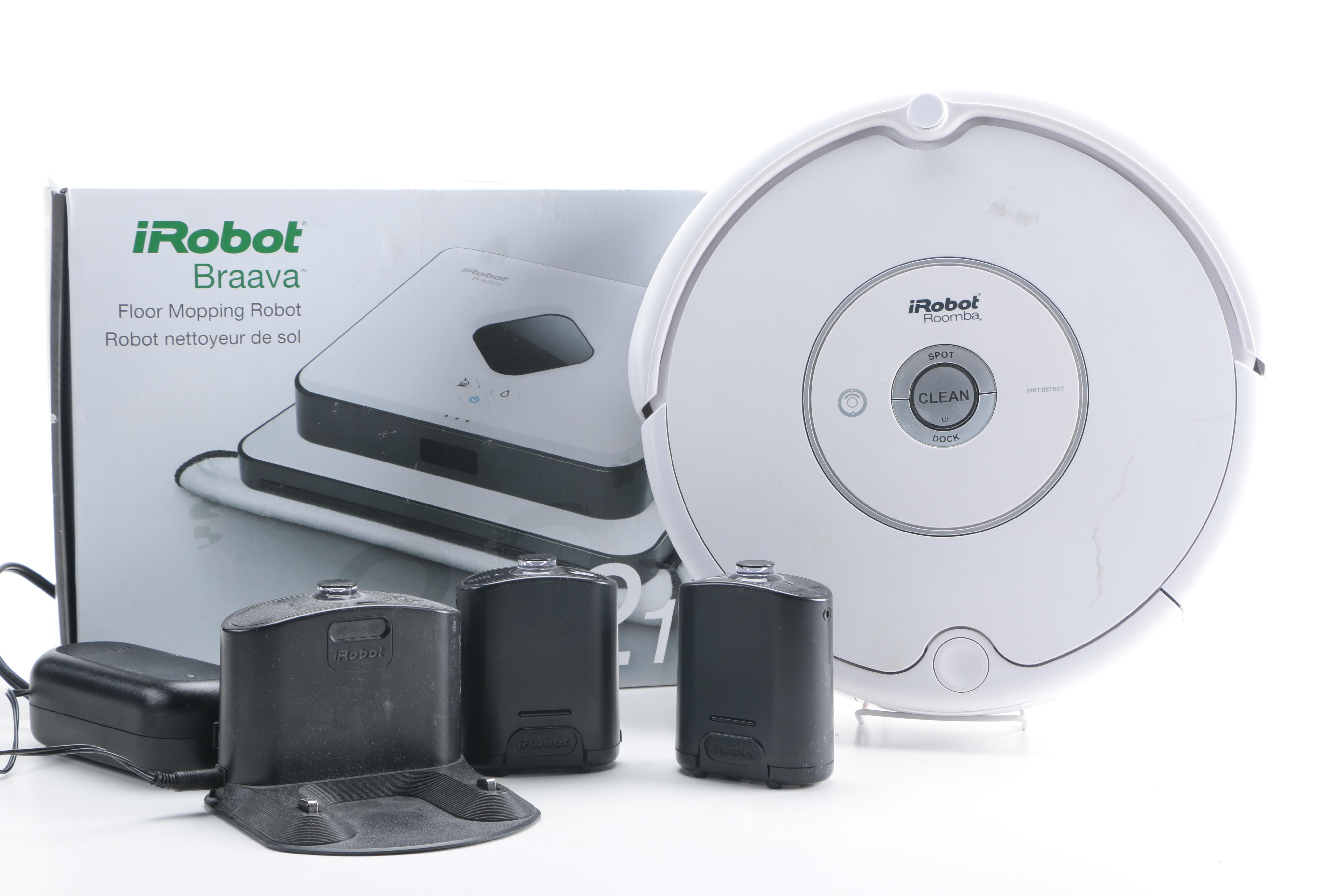 iRobot Roomba and Braava Robots