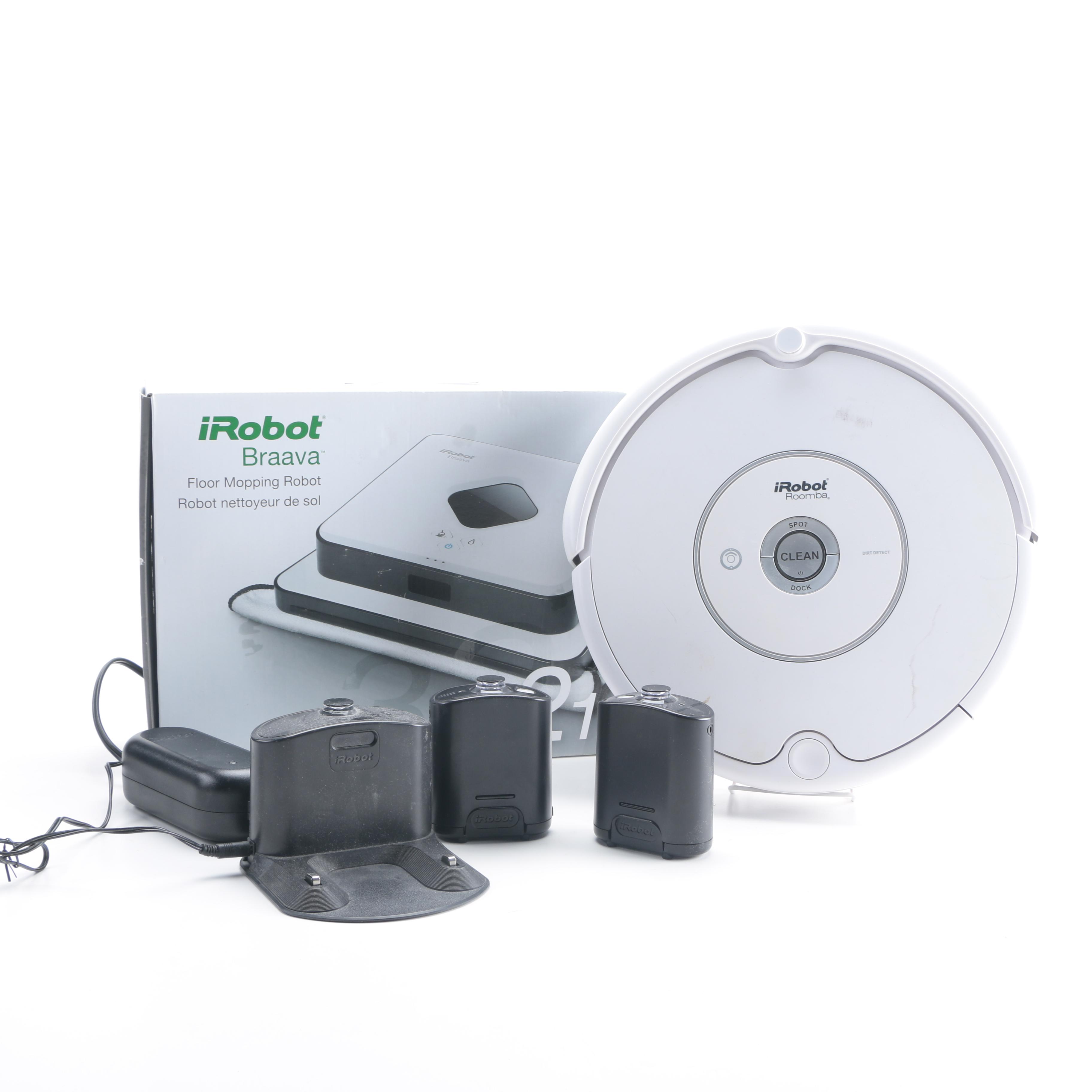 iRobot Roomba and Braava Robots