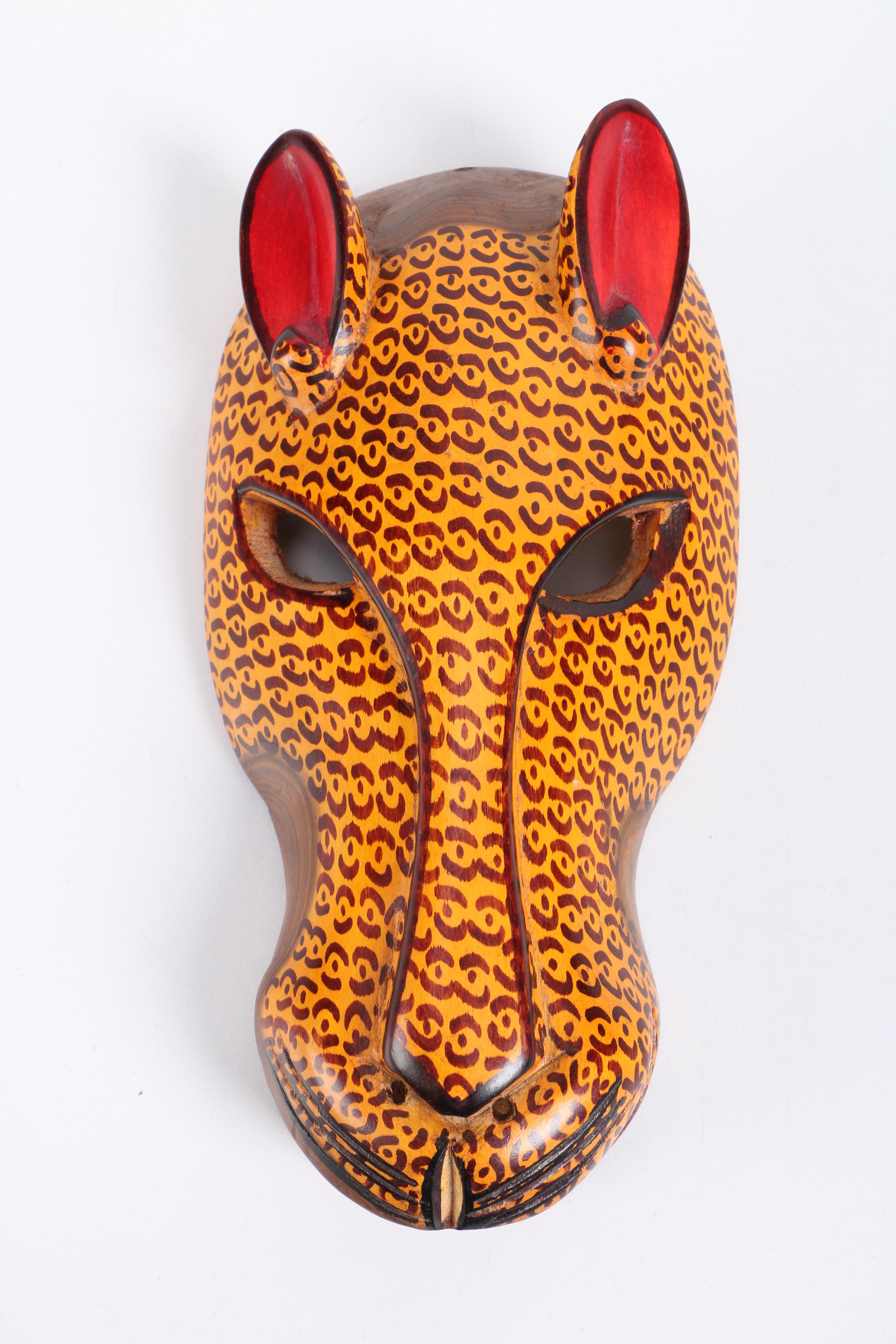 East African Style Wooden Animal Masks