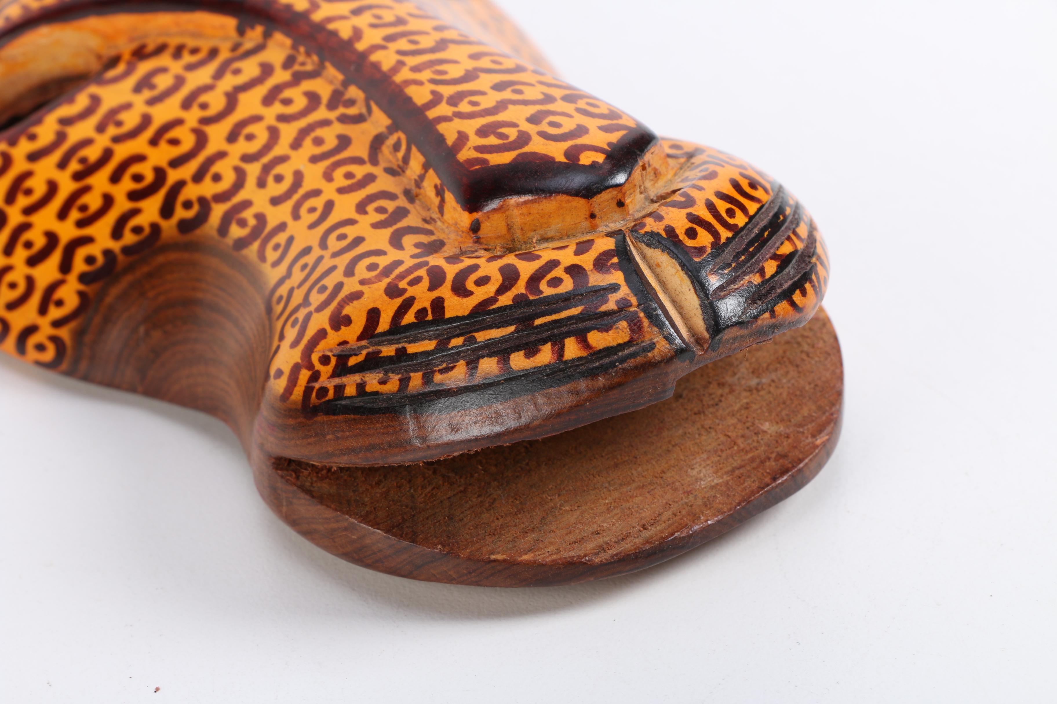 East African Style Wooden Animal Masks