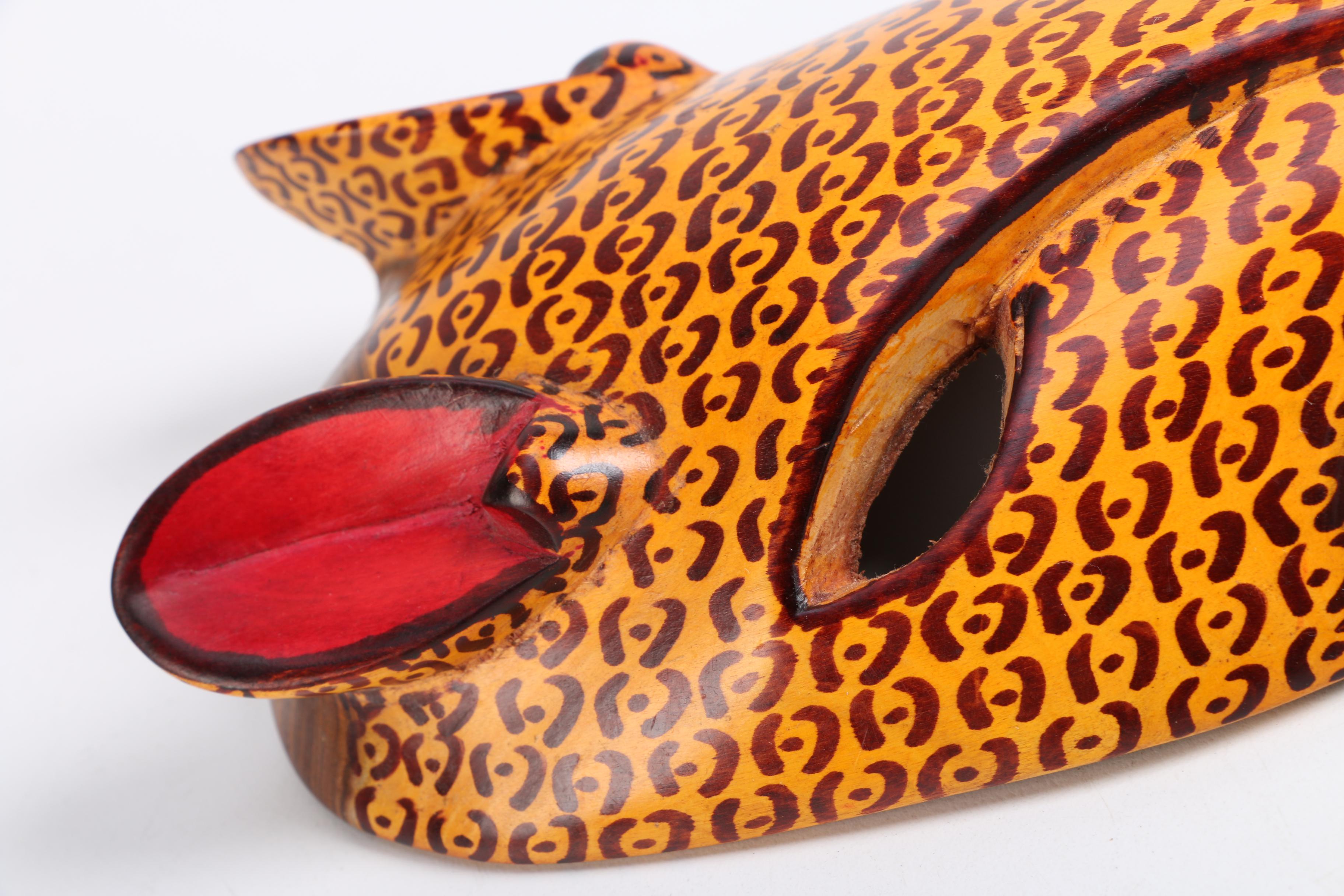 East African Style Wooden Animal Masks