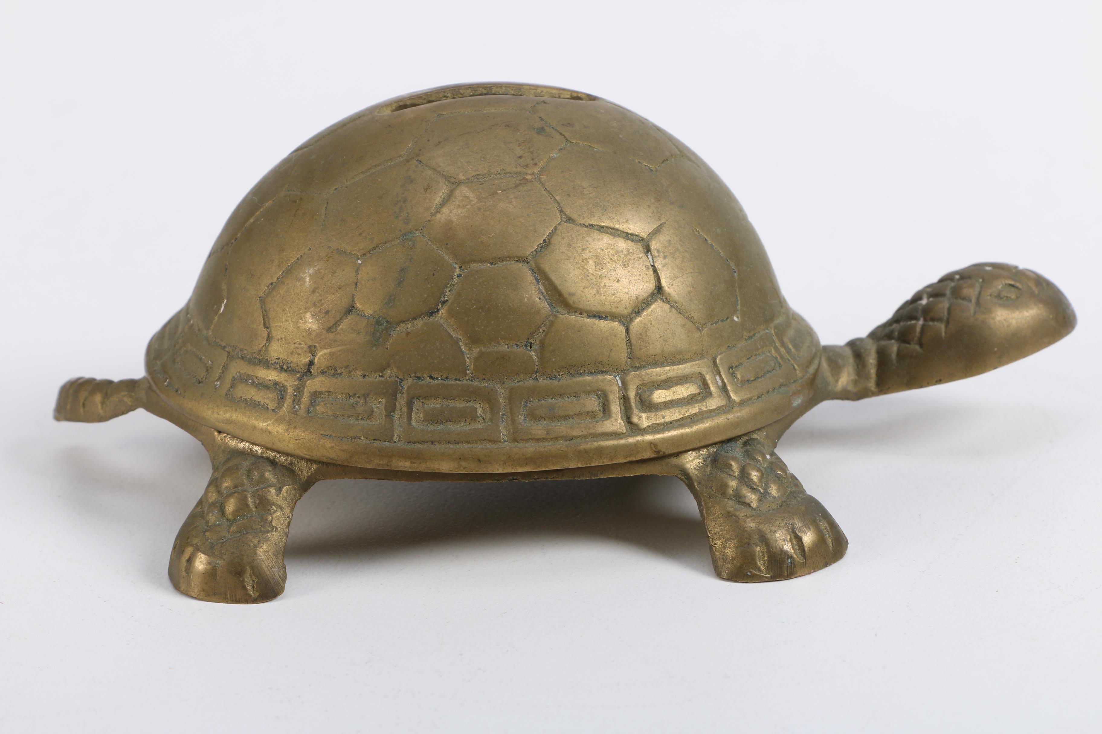 Brass Tortoise Bank