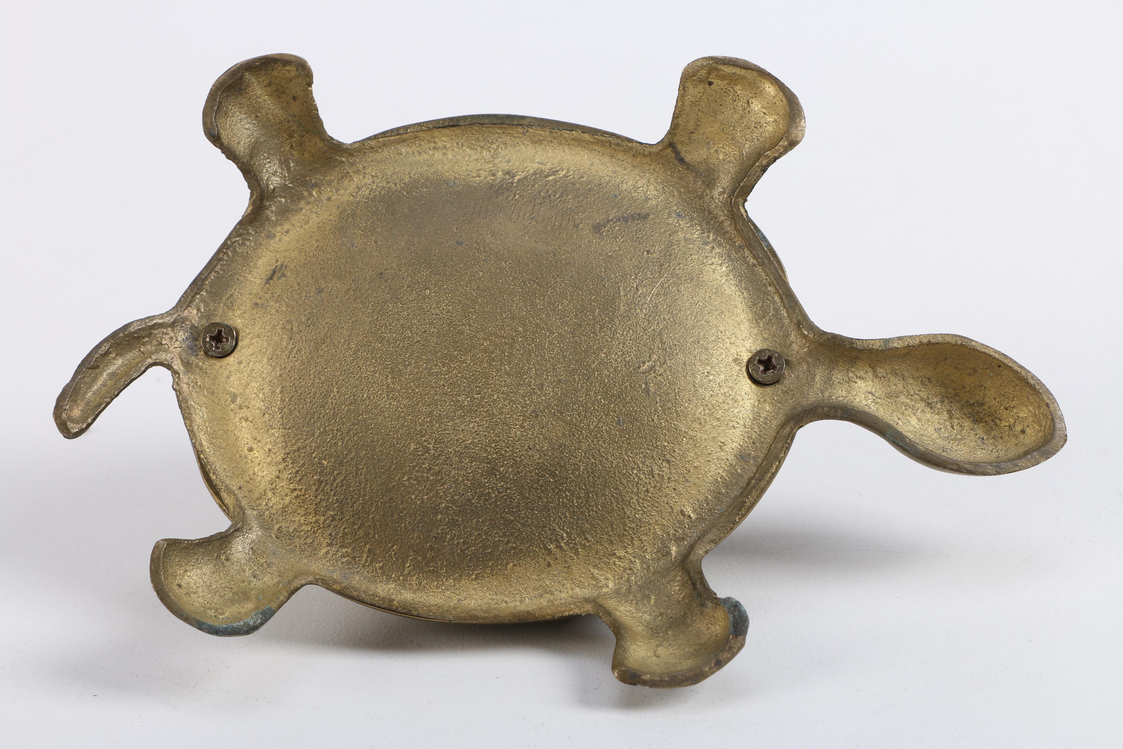 Brass Tortoise Bank