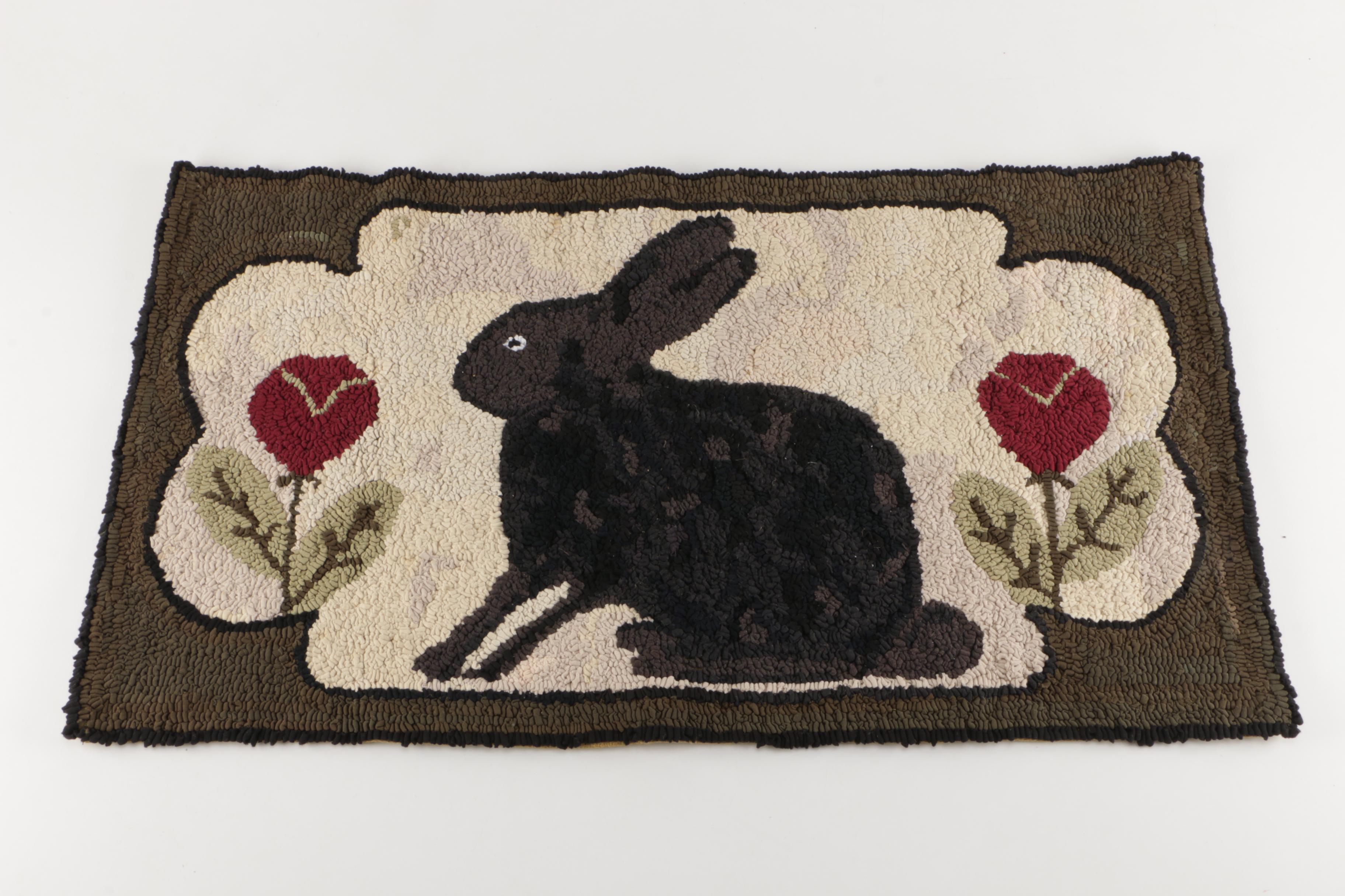 Hand Hooked Accent Rug