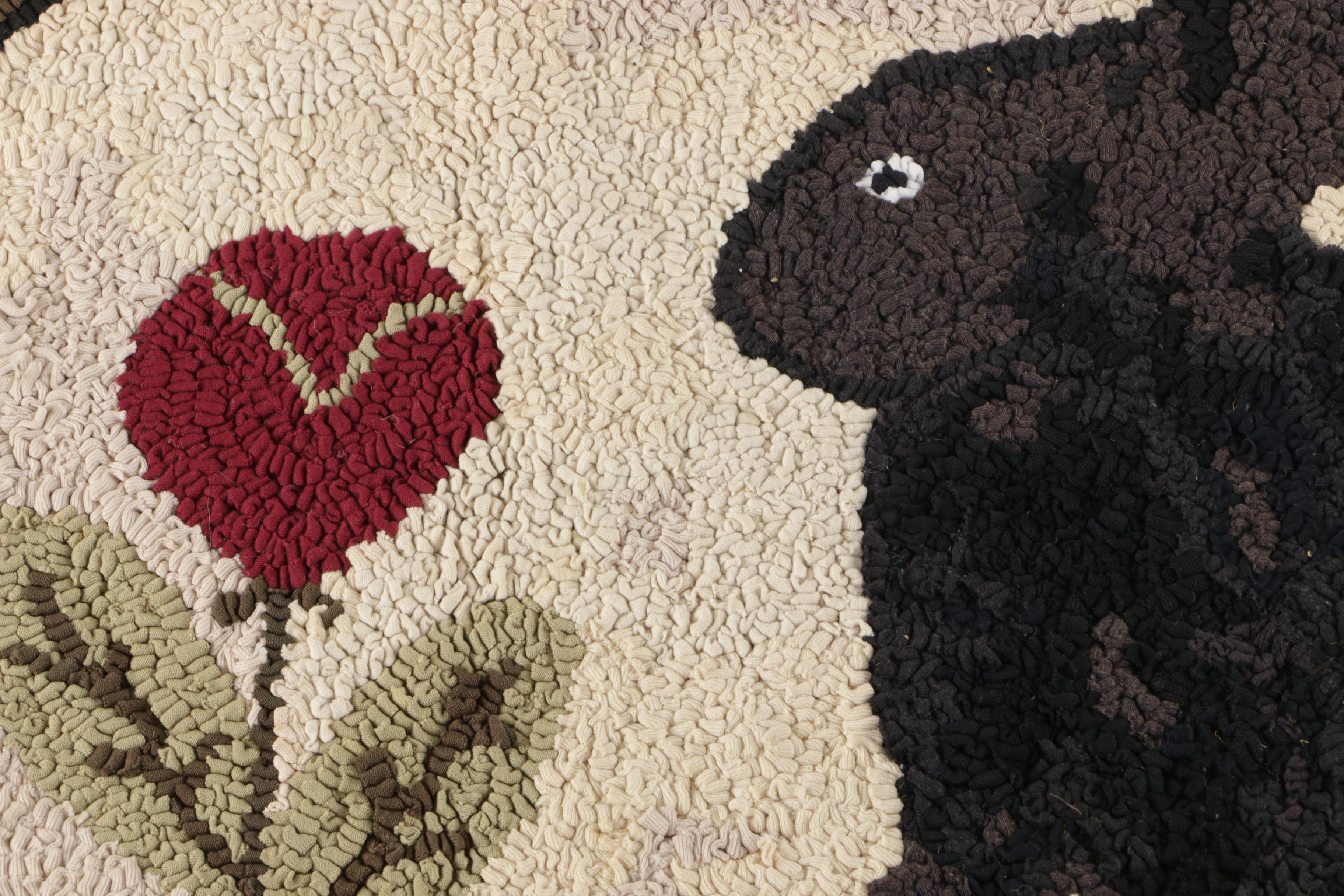 Hand Hooked Accent Rug