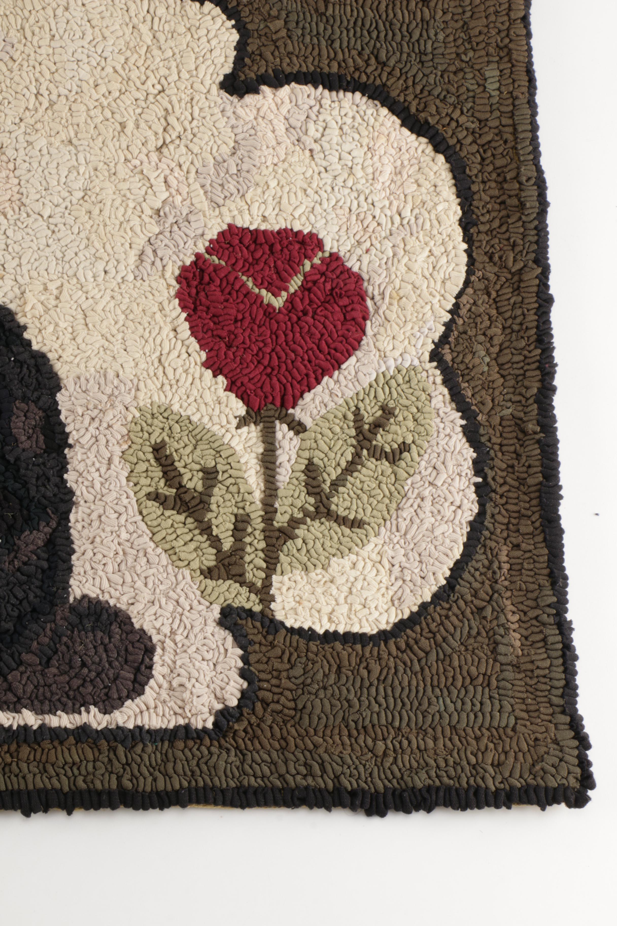 Hand Hooked Accent Rug