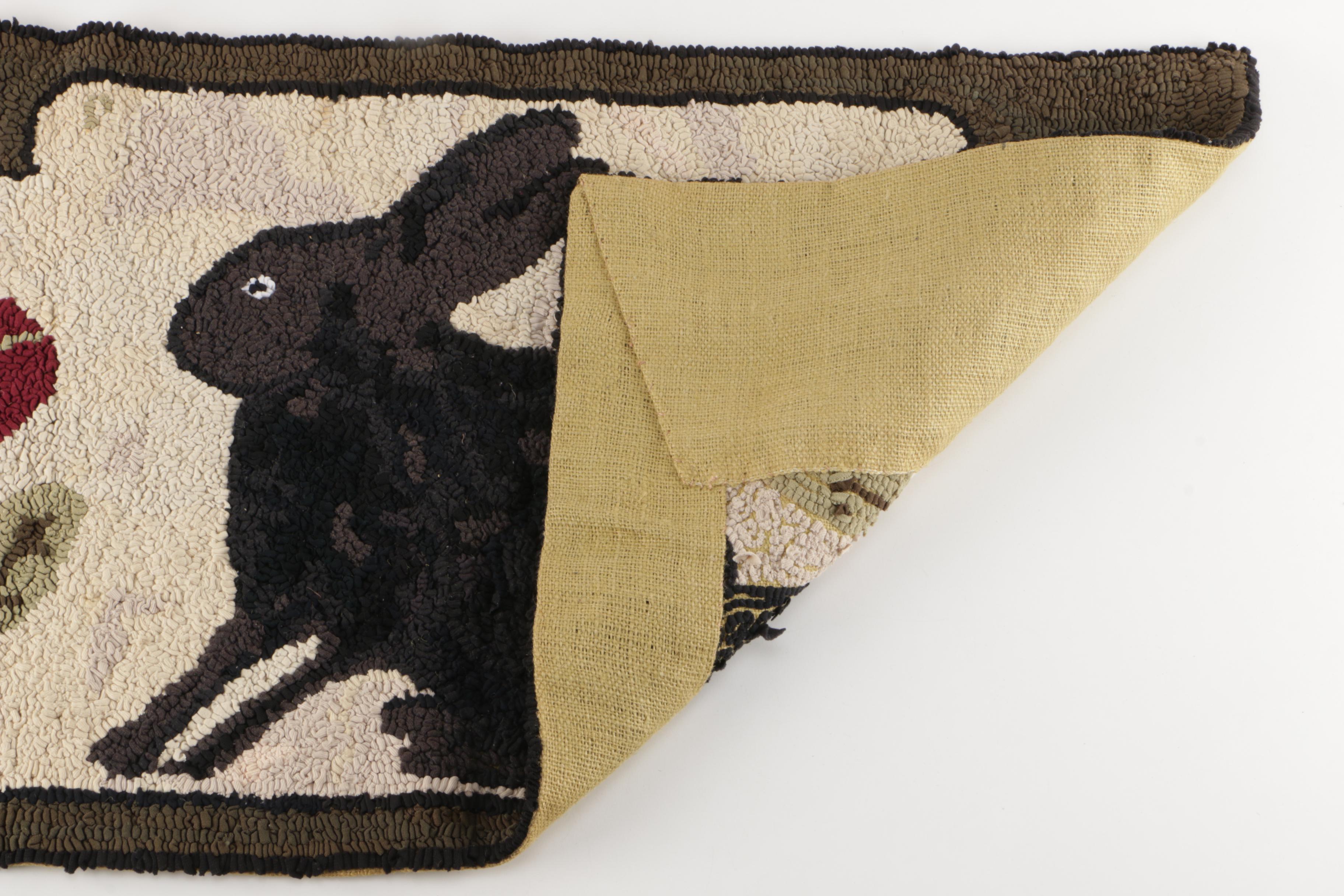 Hand Hooked Accent Rug