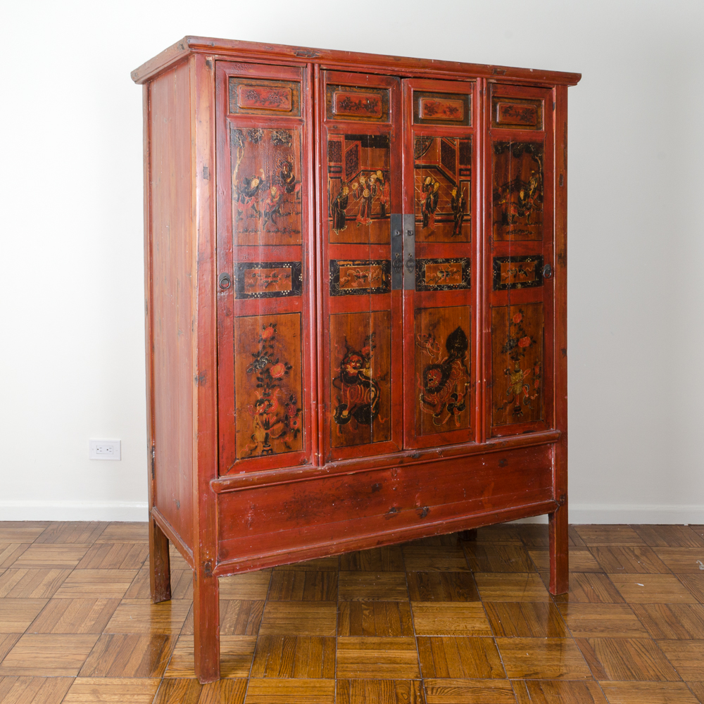 Vintage Chinese Wedding Cabinet