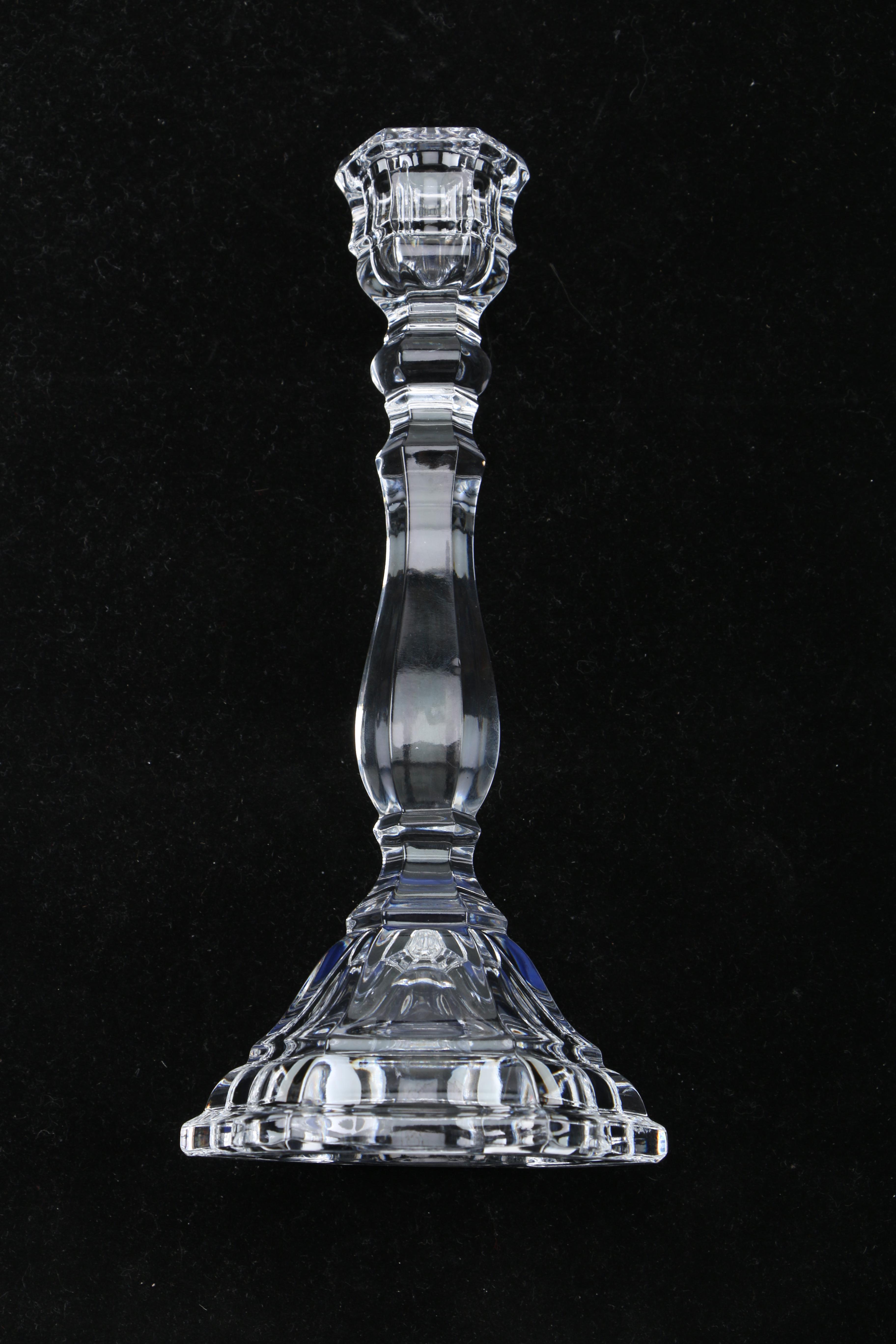 Tiffany & Co. "Hampton" Crystal Candlesticks