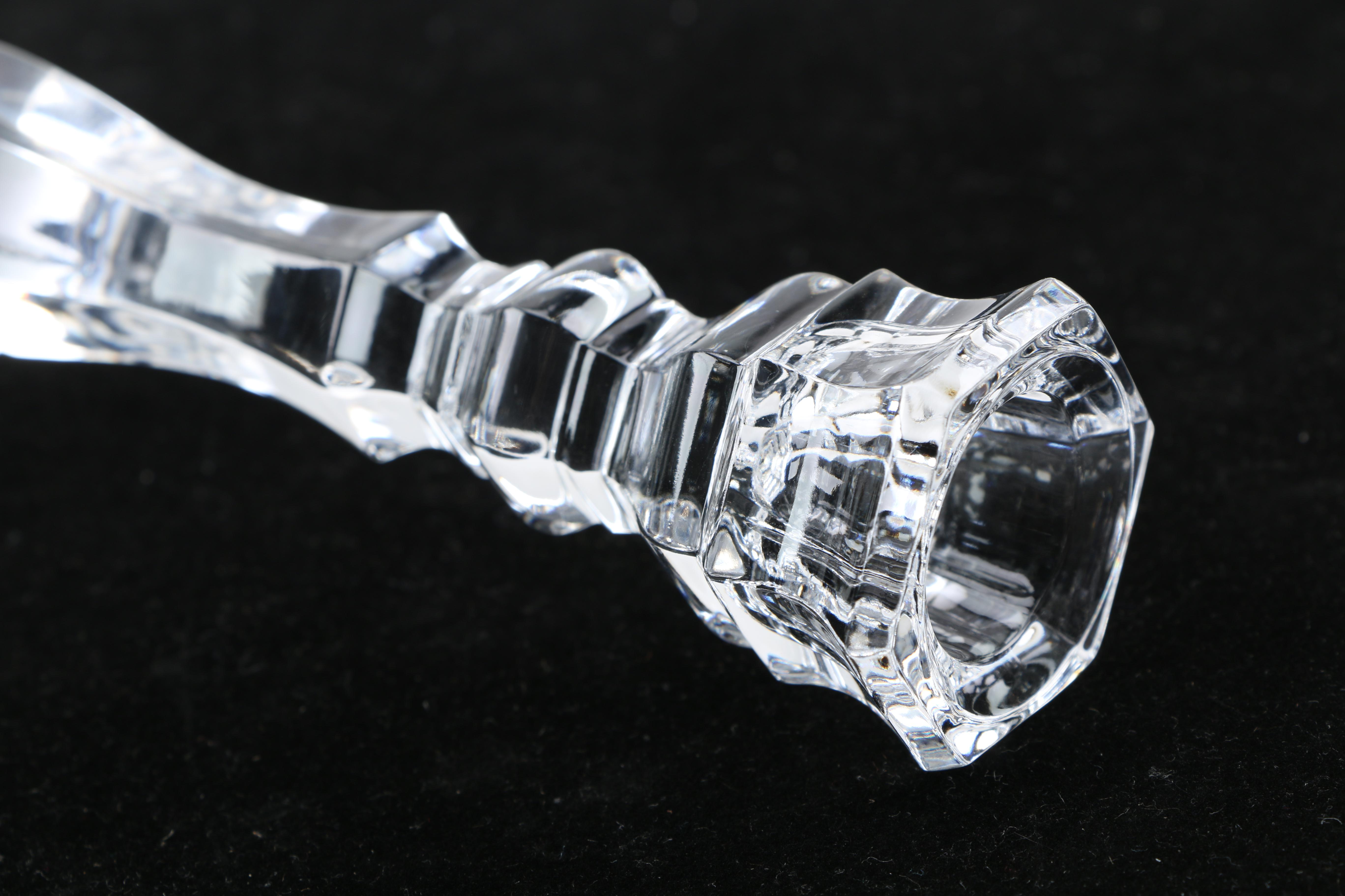 Tiffany & Co. "Hampton" Crystal Candlesticks
