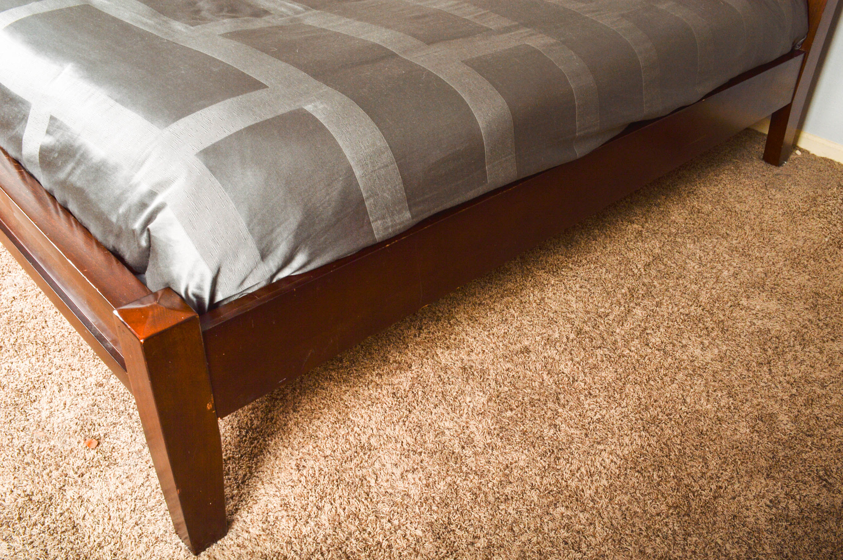 Pottery Barn California King Platform Sleigh Bed Frame