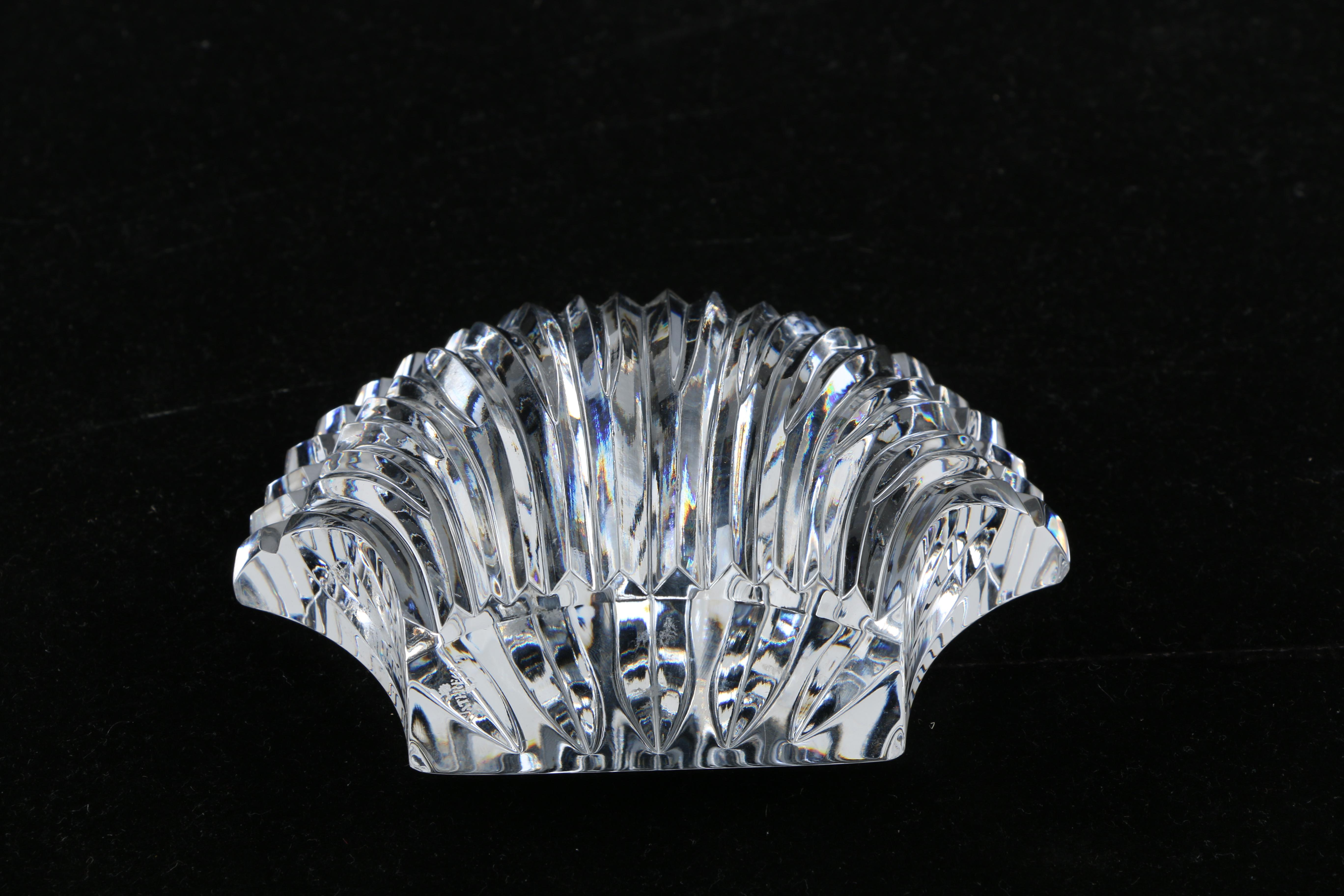 Waterford Crystal Paperweight of Shell