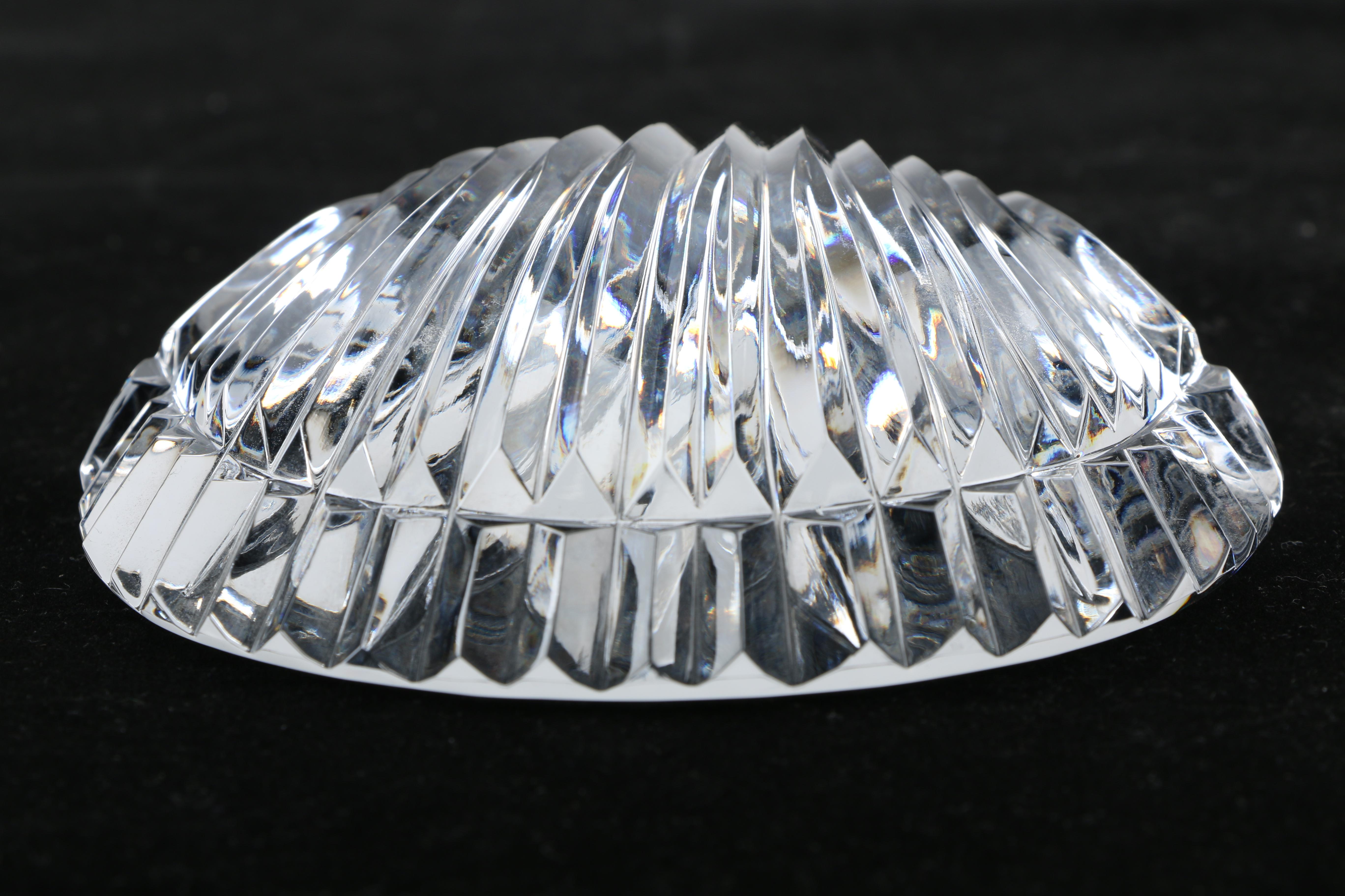 Waterford Crystal Paperweight of Shell