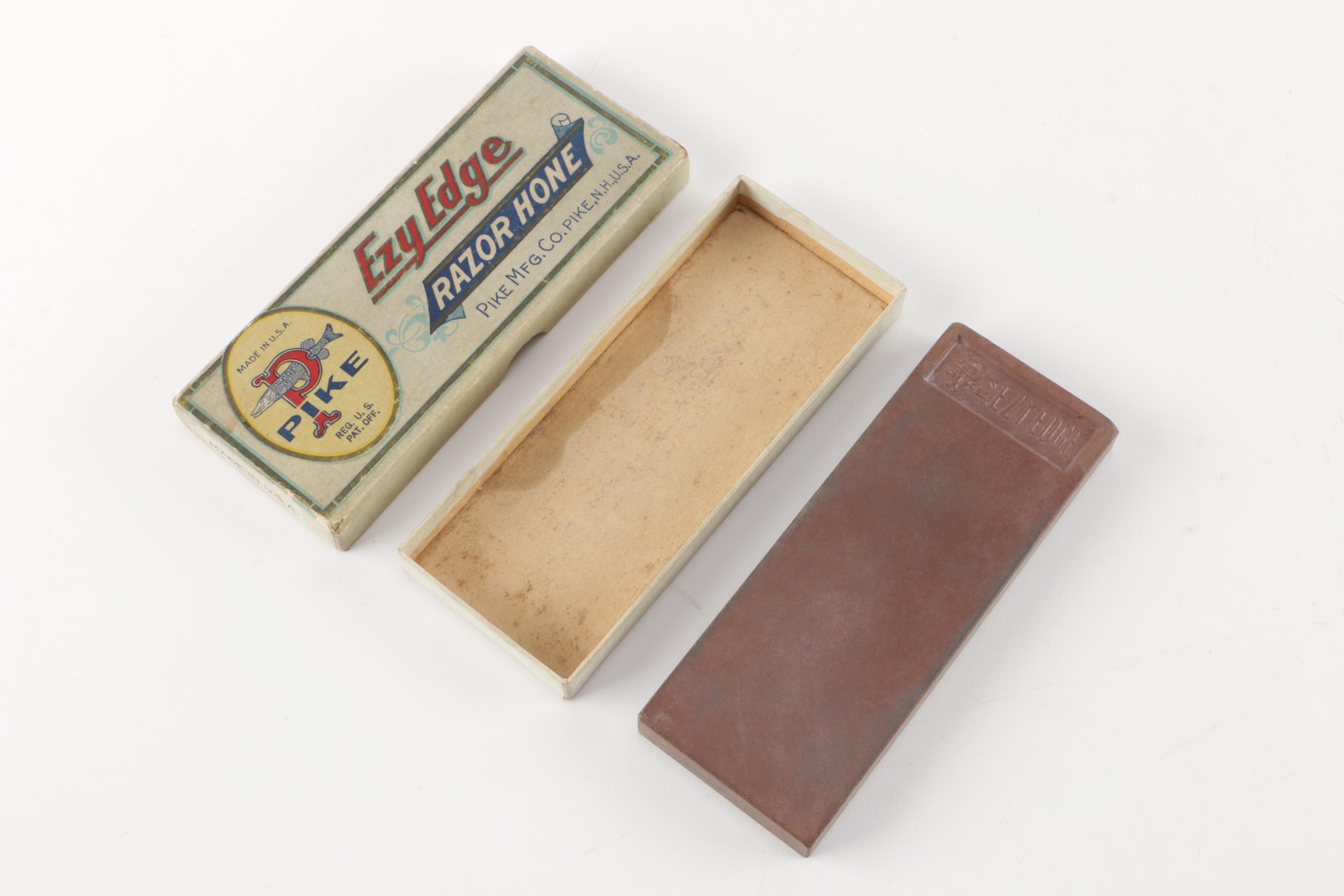 Vintage Razor Accessories and a Cigar Box