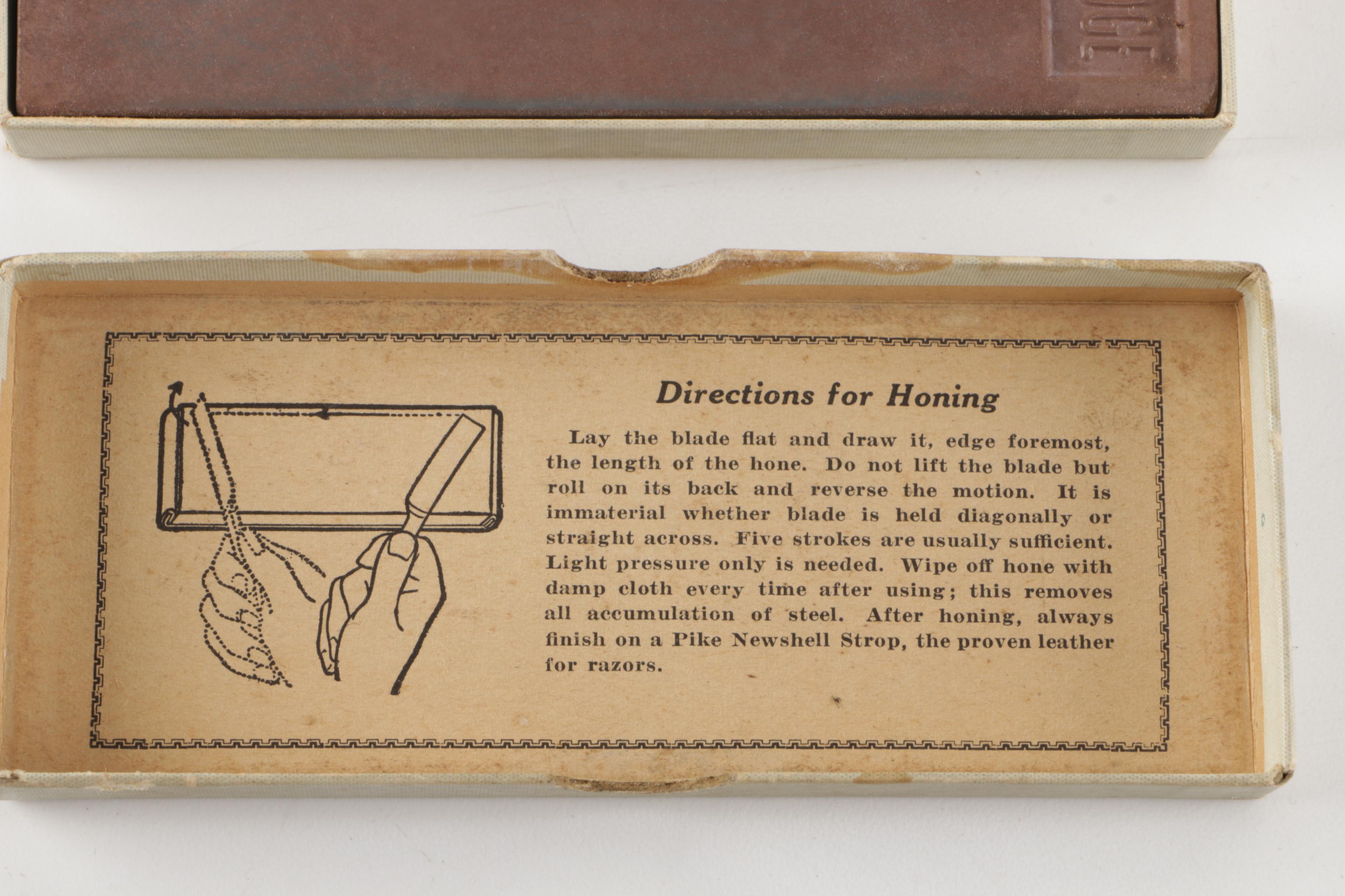 Vintage Razor Accessories and a Cigar Box