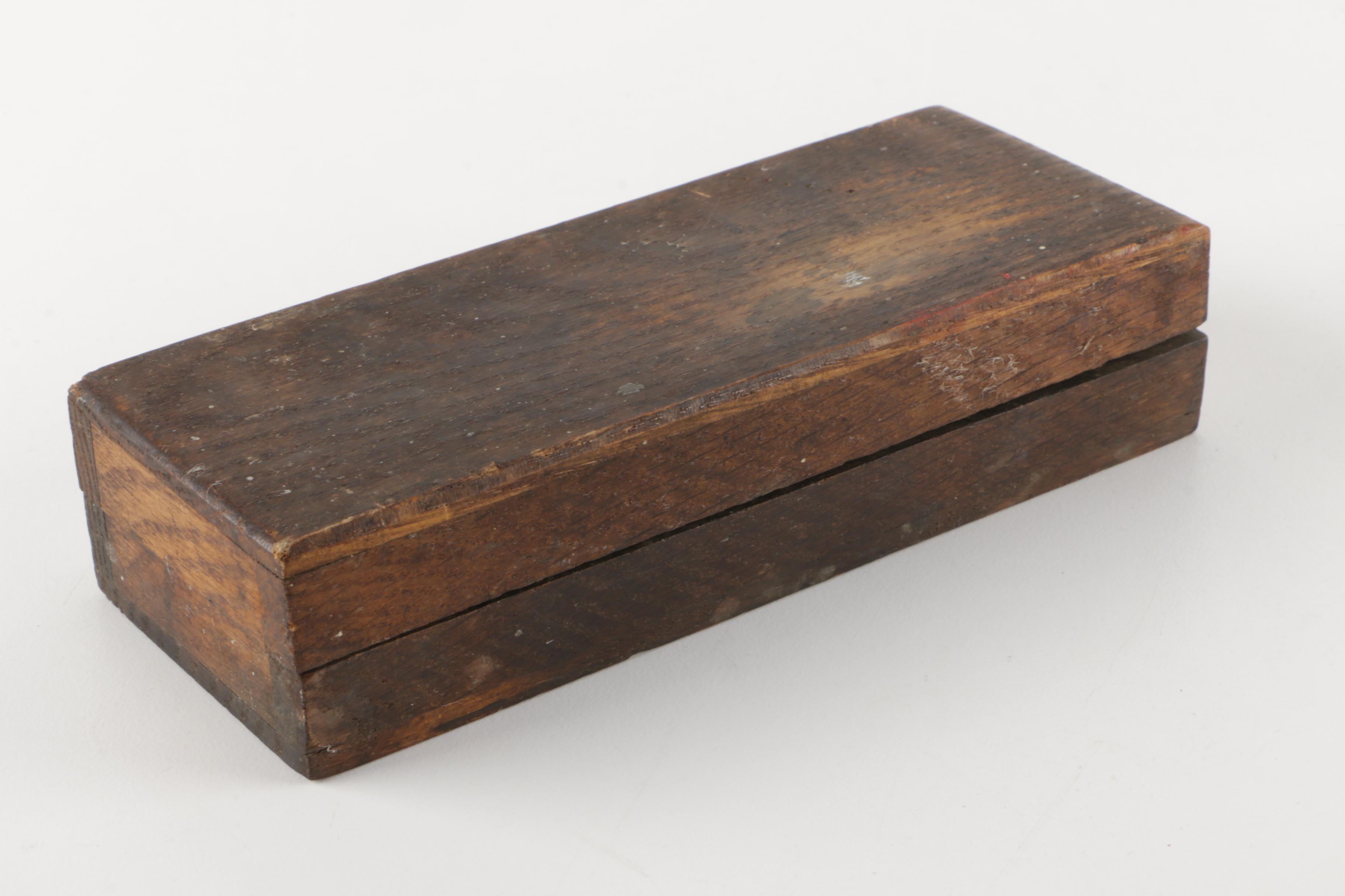 Vintage Razor Accessories and a Cigar Box