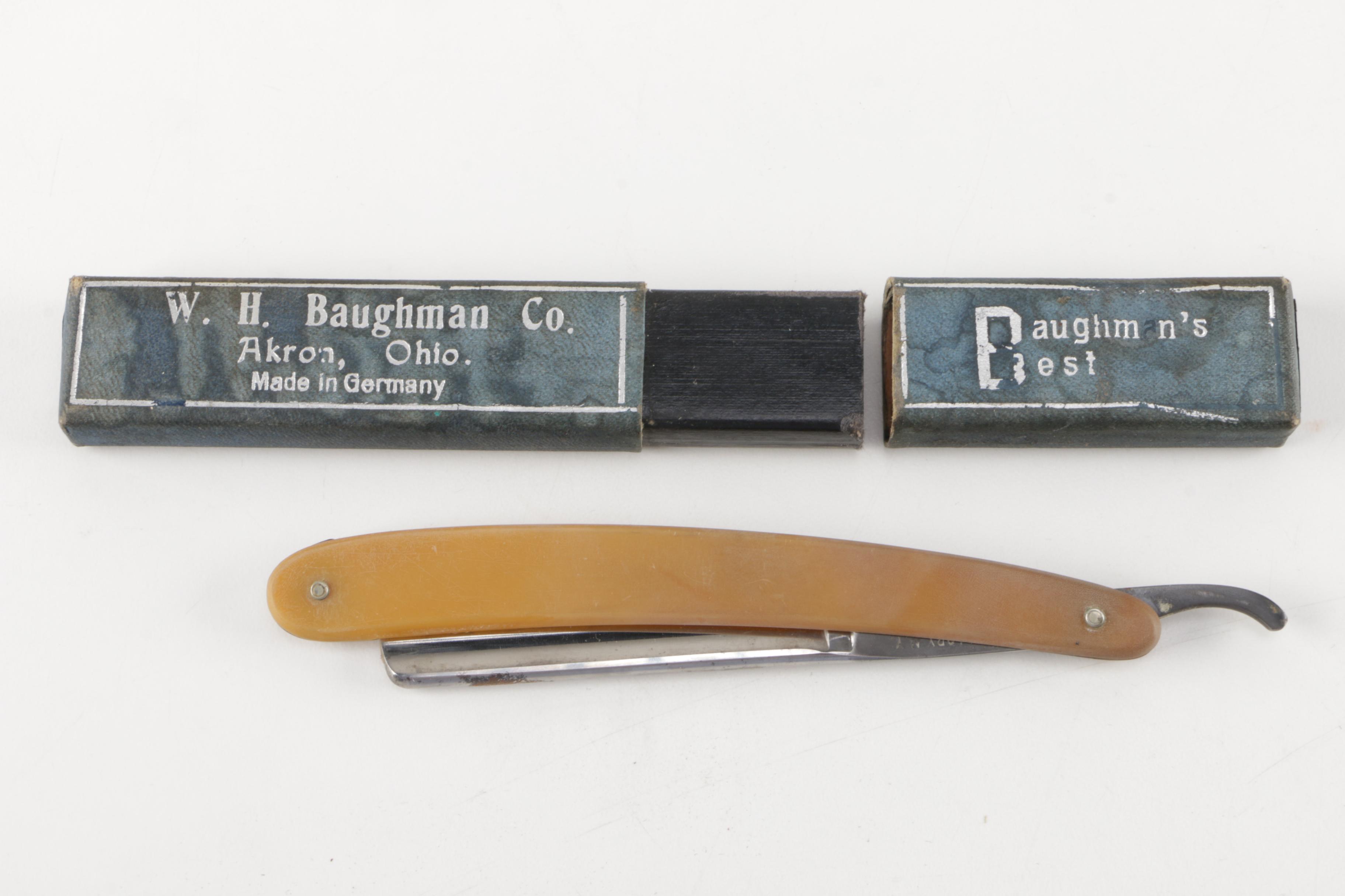 Vintage Razor Accessories and a Cigar Box