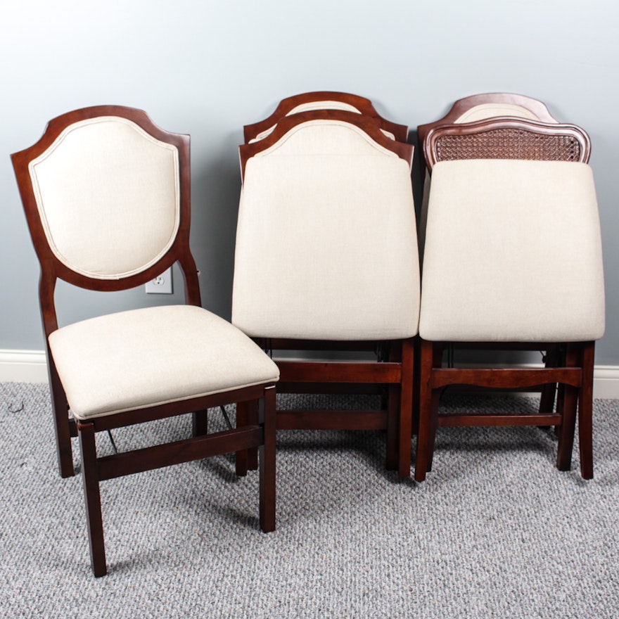 Five Frontgate Folding Chairs