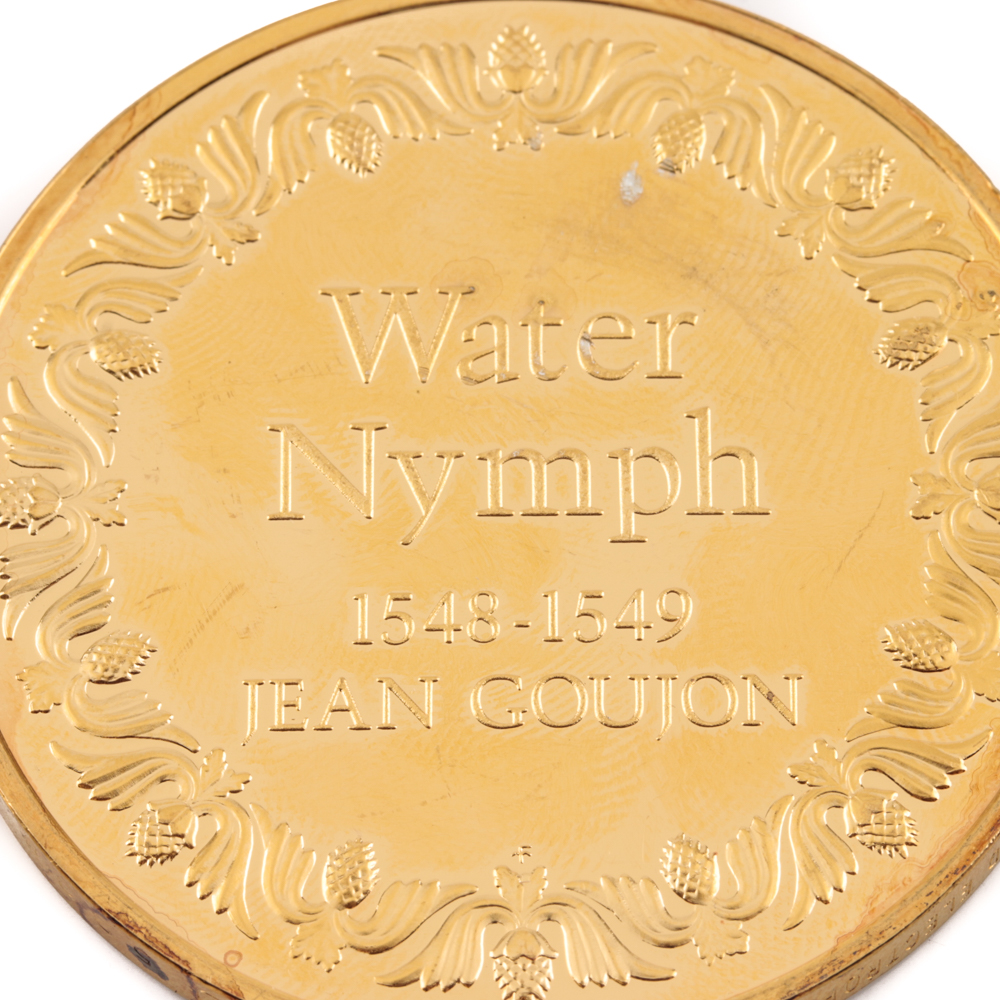 Twenty-One Gold-Plated Art Masterworks Commemorative Medals