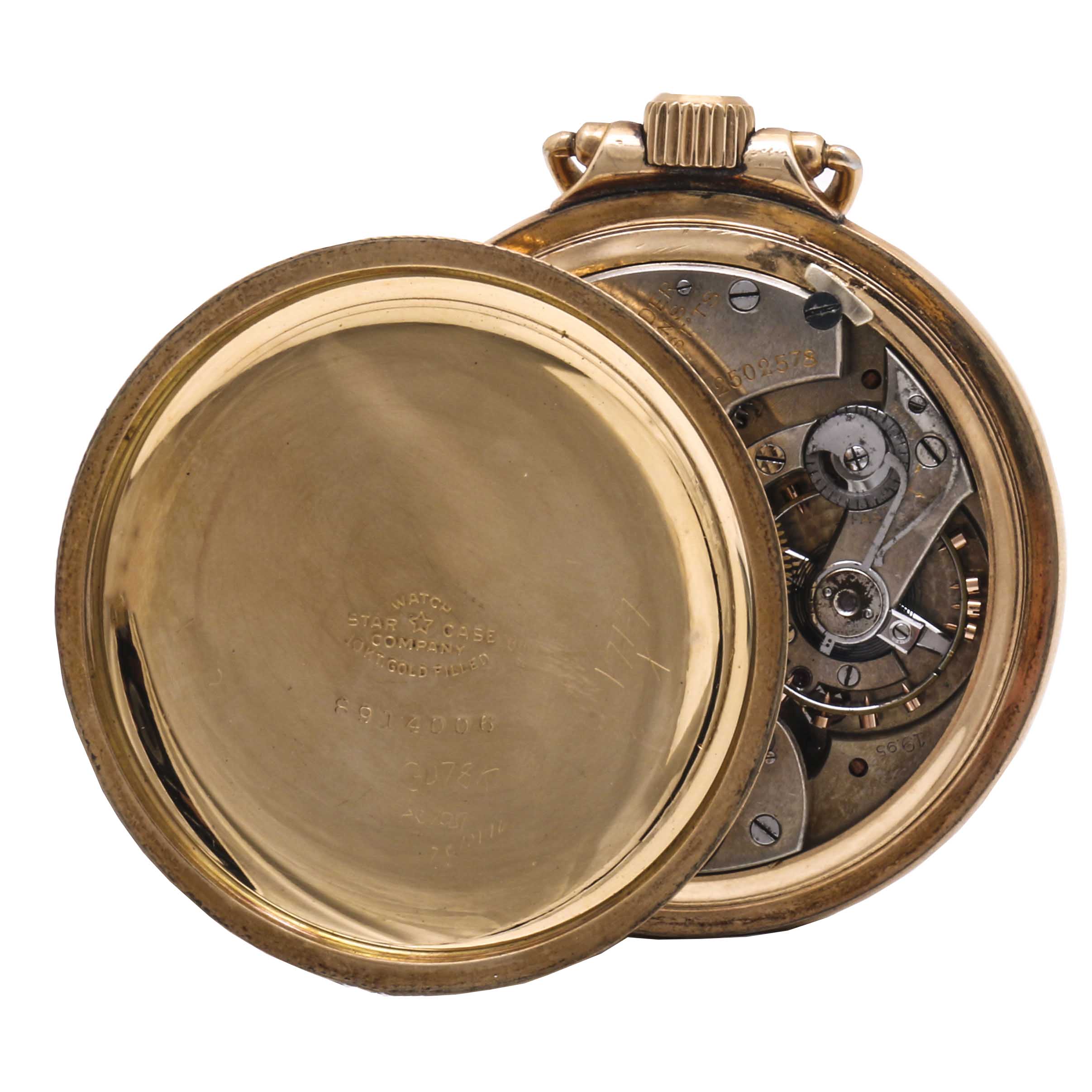 Longines 10K Yellow Gold Filled "Express Leader" Pocket Watch