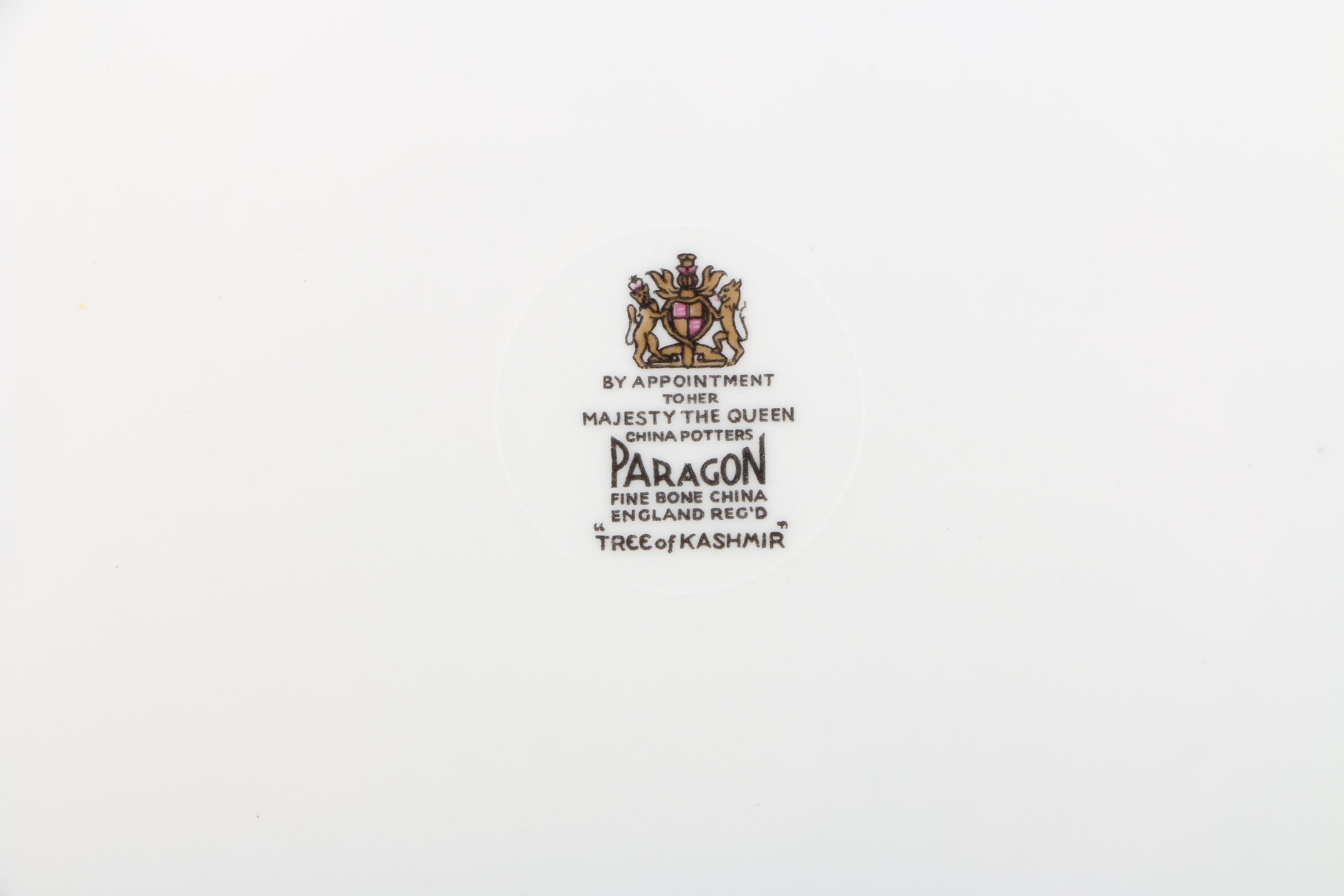 Paragon "Tree of Kashmir" Porcelain Service