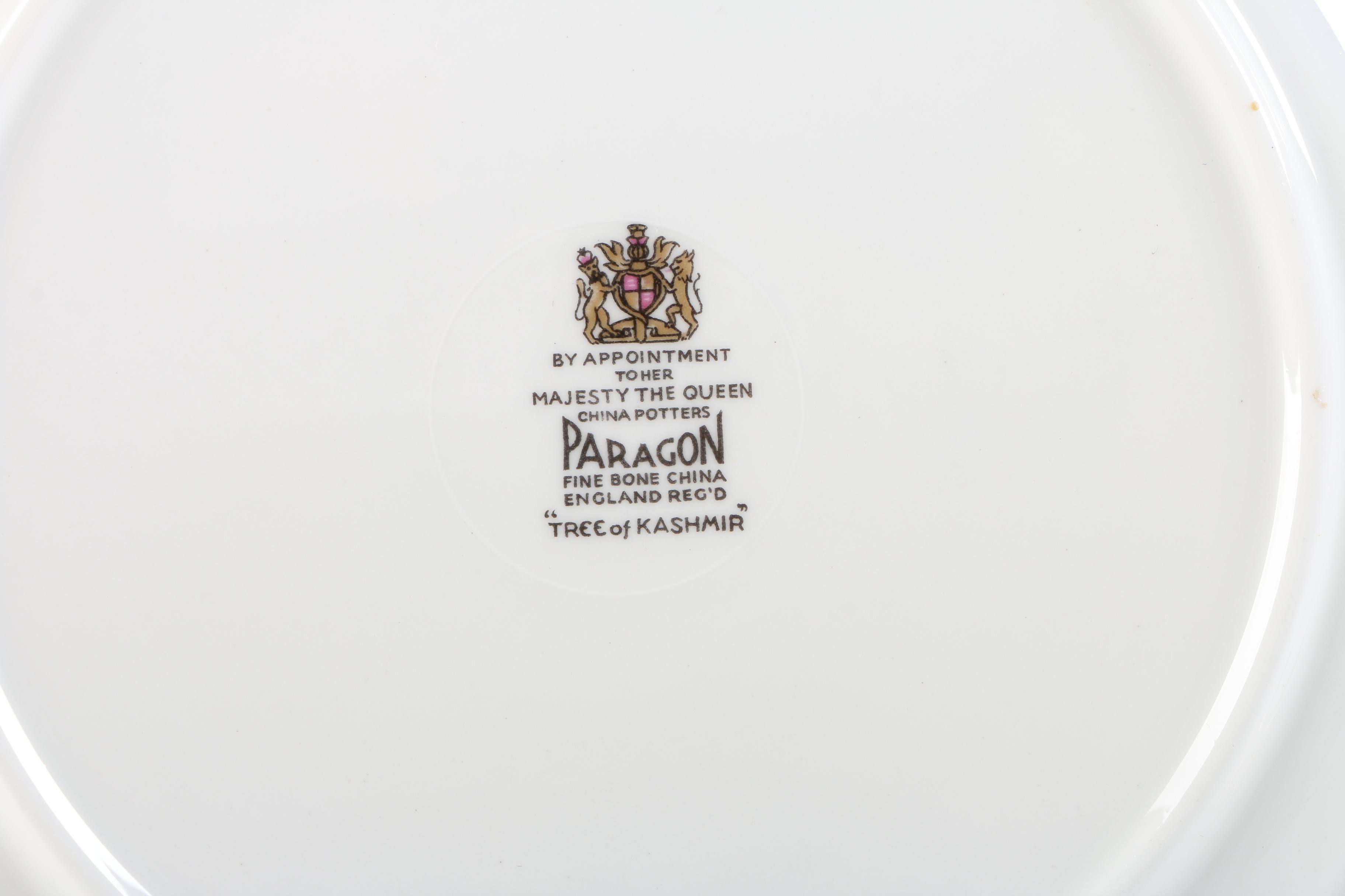 Paragon "Tree of Kashmir" Porcelain Service