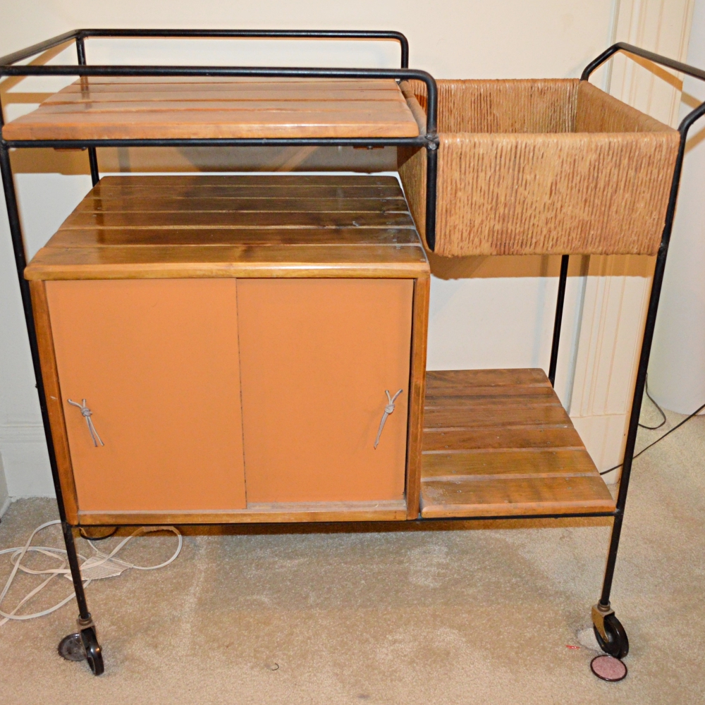 Mid-Century Bar Cart