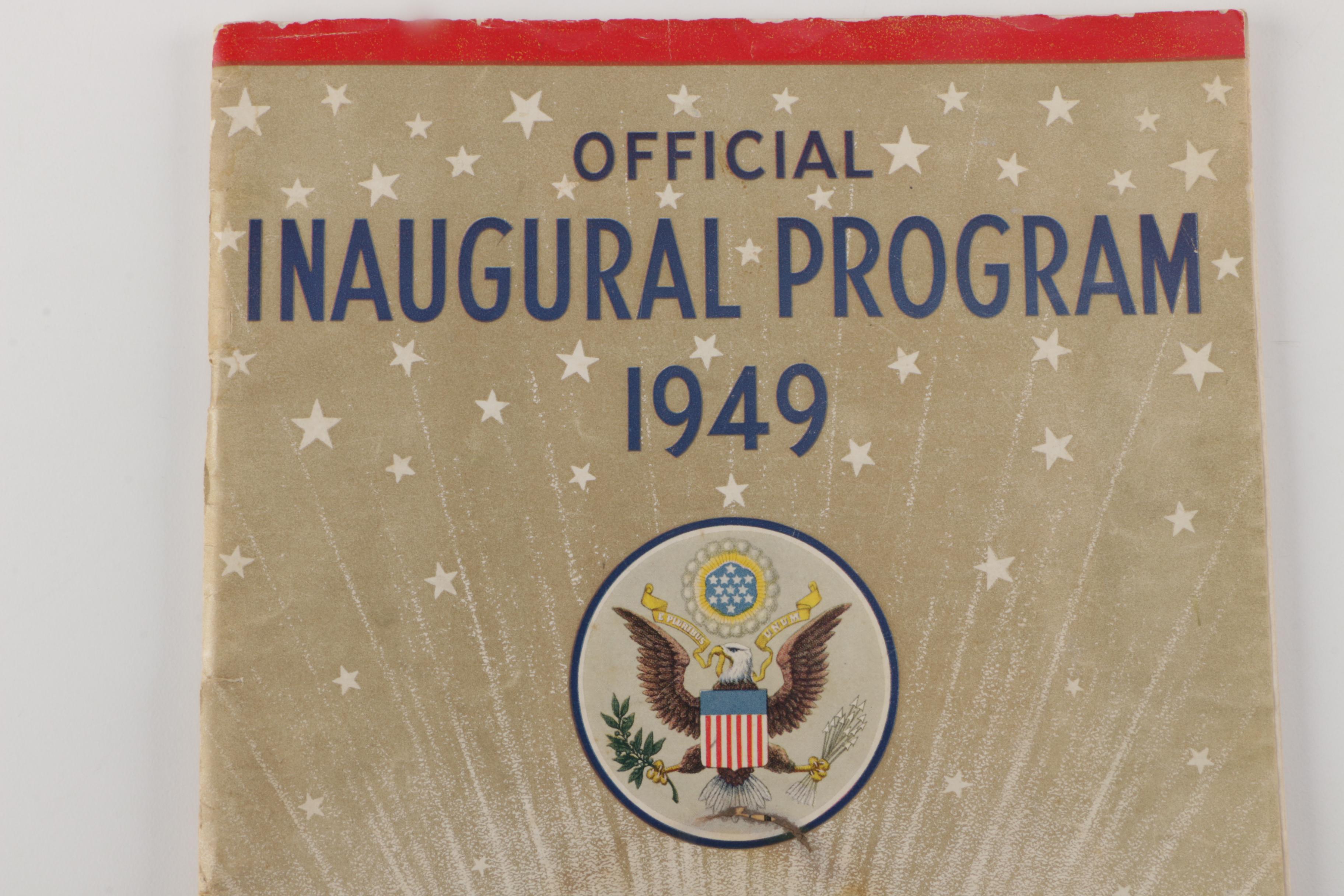 U.S. Presidential Inaugural Paper Ephemera