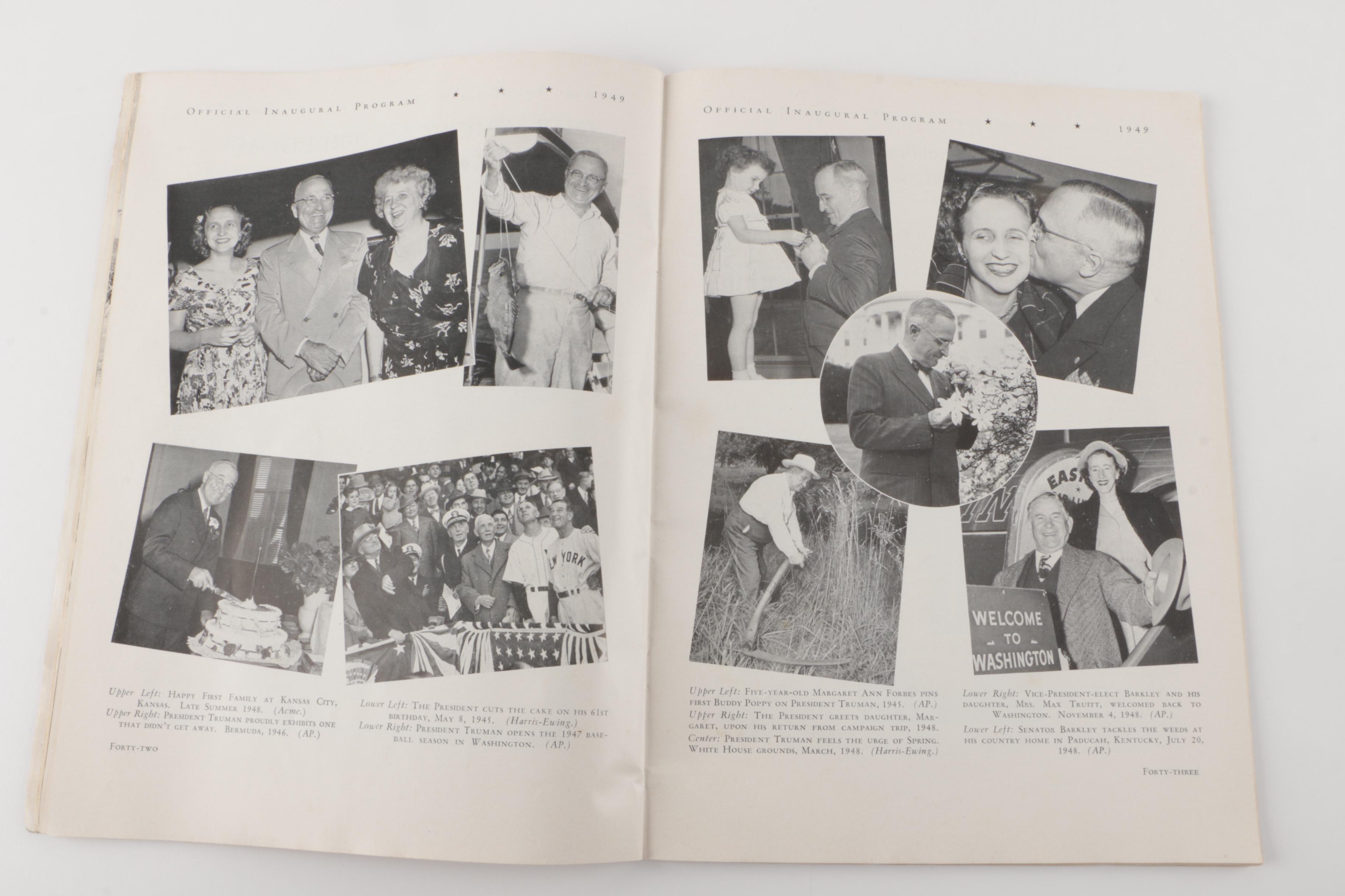 U.S. Presidential Inaugural Paper Ephemera