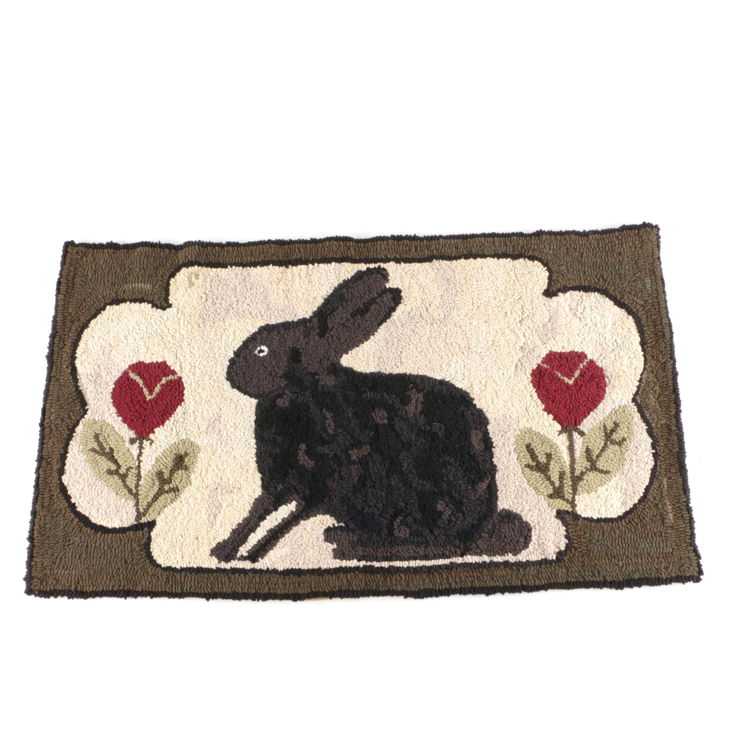 Hand Hooked Accent Rug