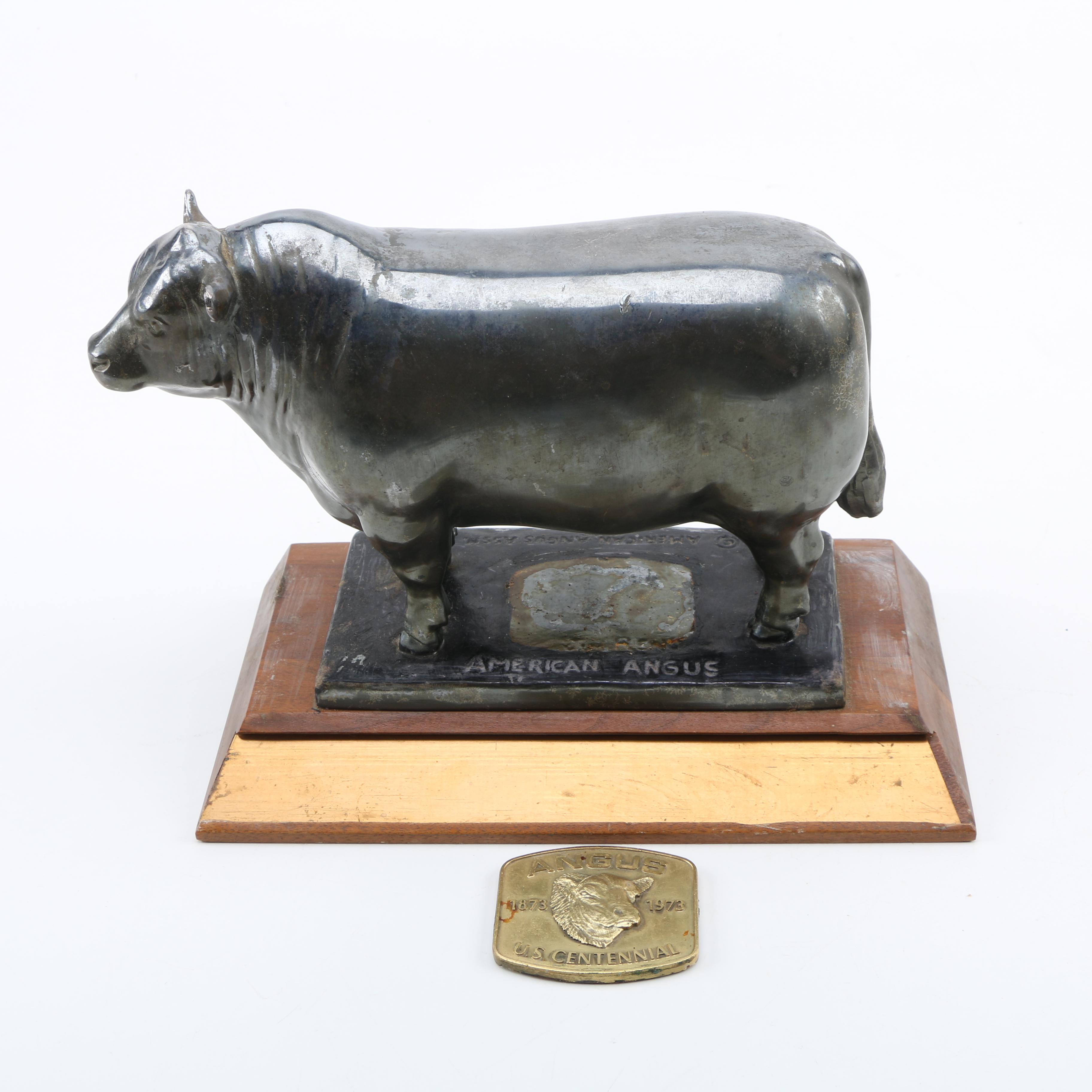 American Angus Association Sculpture After Jim Reno