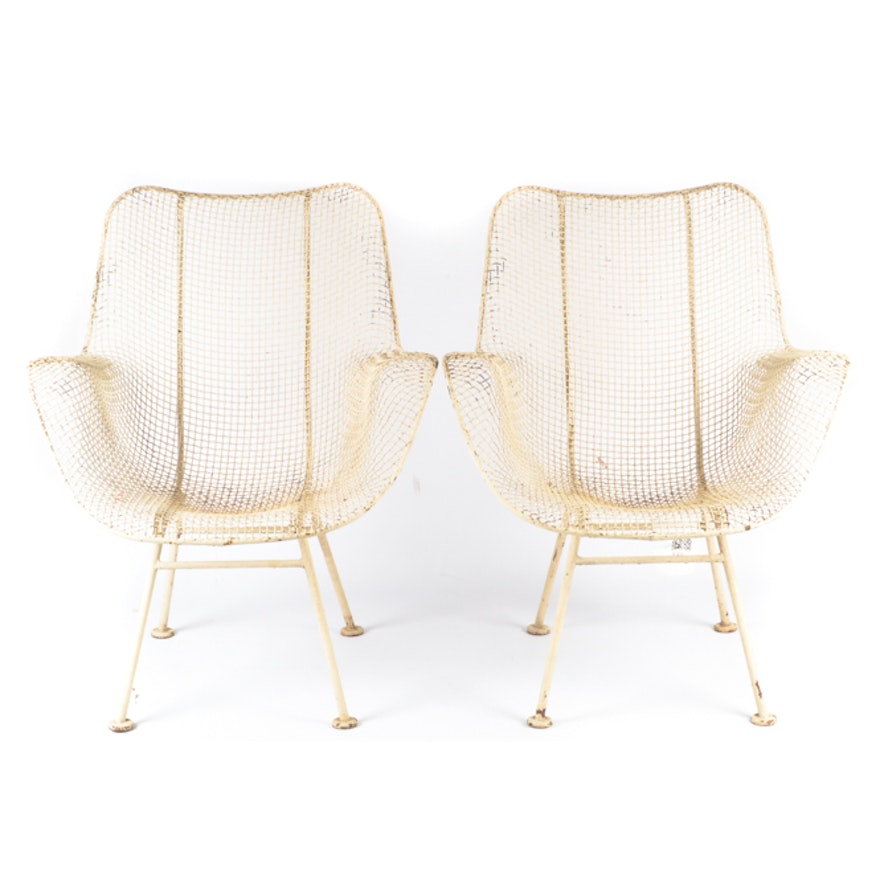 Mid Century Modern "Sculptura Series" Armchairs by Russel Woodard