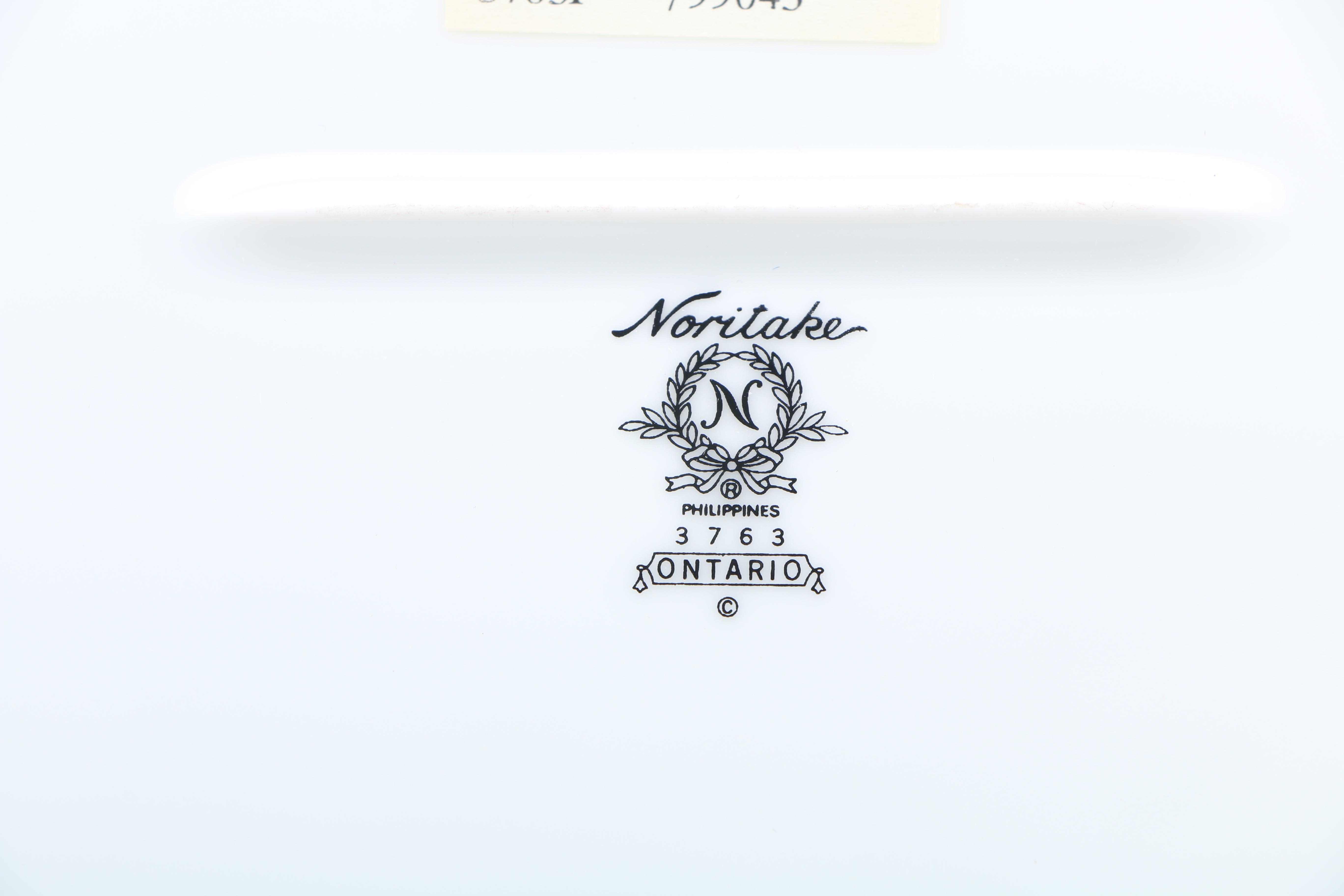 Noritake "Ontario" Porcelain Dinner Service
