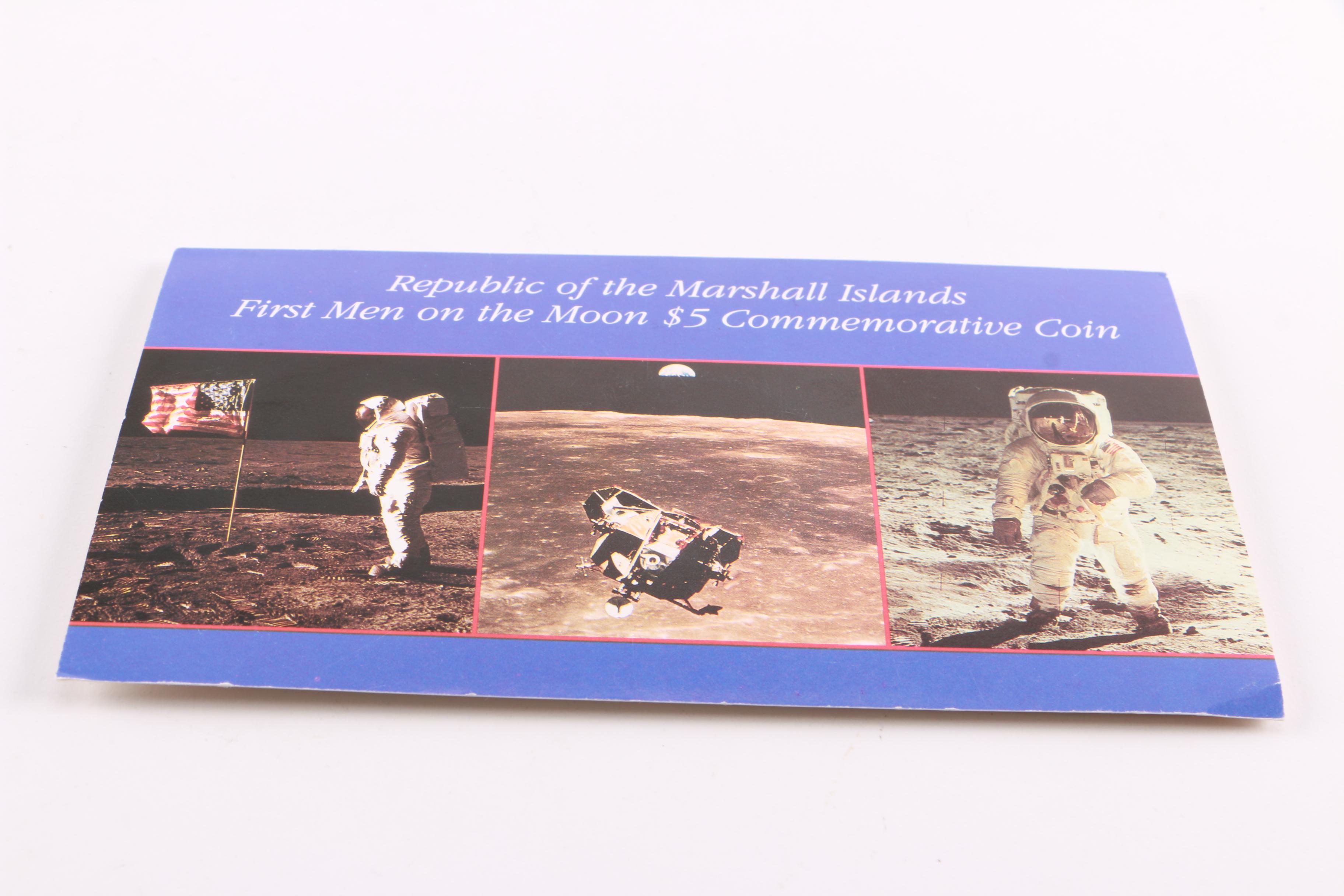 Republic of the Marshall Island Moon Landing Commemorative Coins