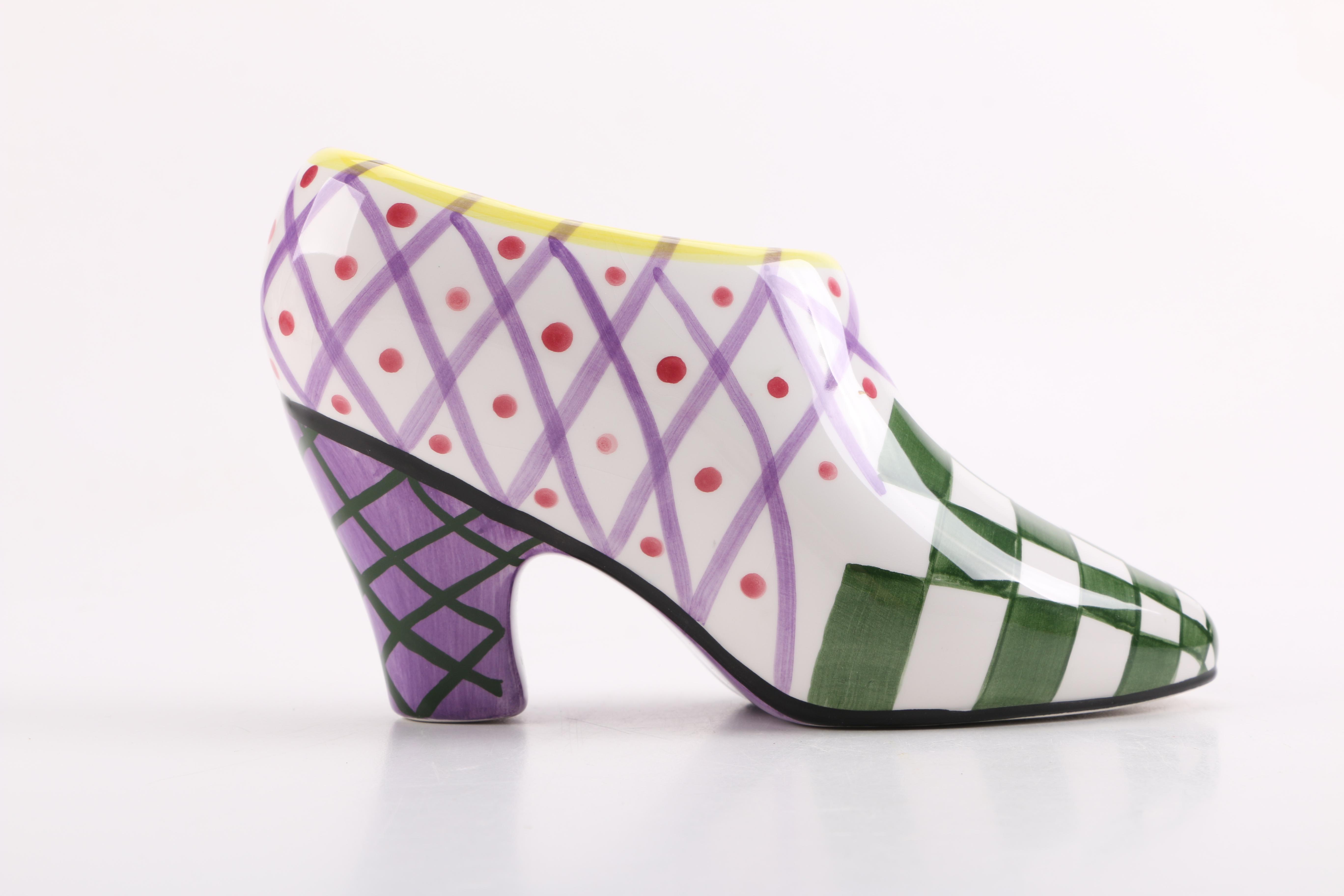 CBK Ltd. LLC 1998 Ceramic Shoe Figurines